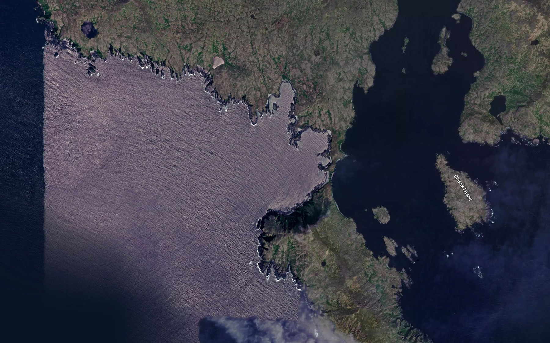 Satellite map of the Piper Cove