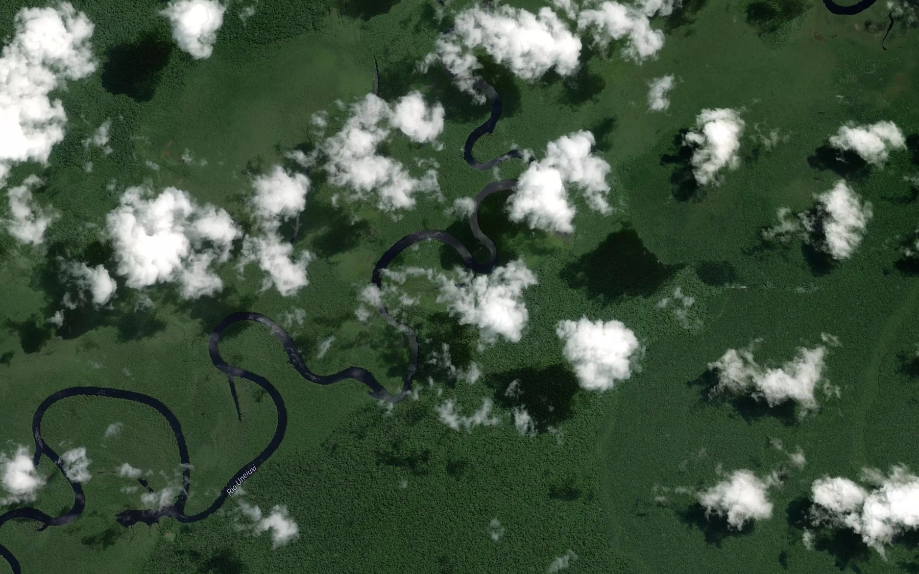 Satellite map of the Lago do Pirantaua