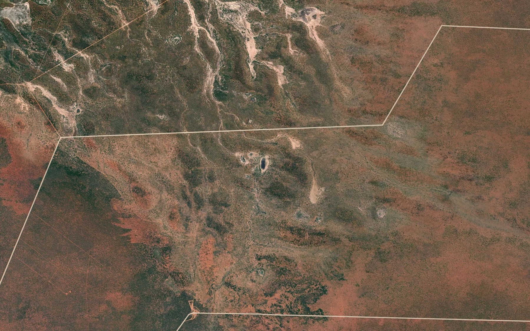 Satellite map of the Fraser Lake