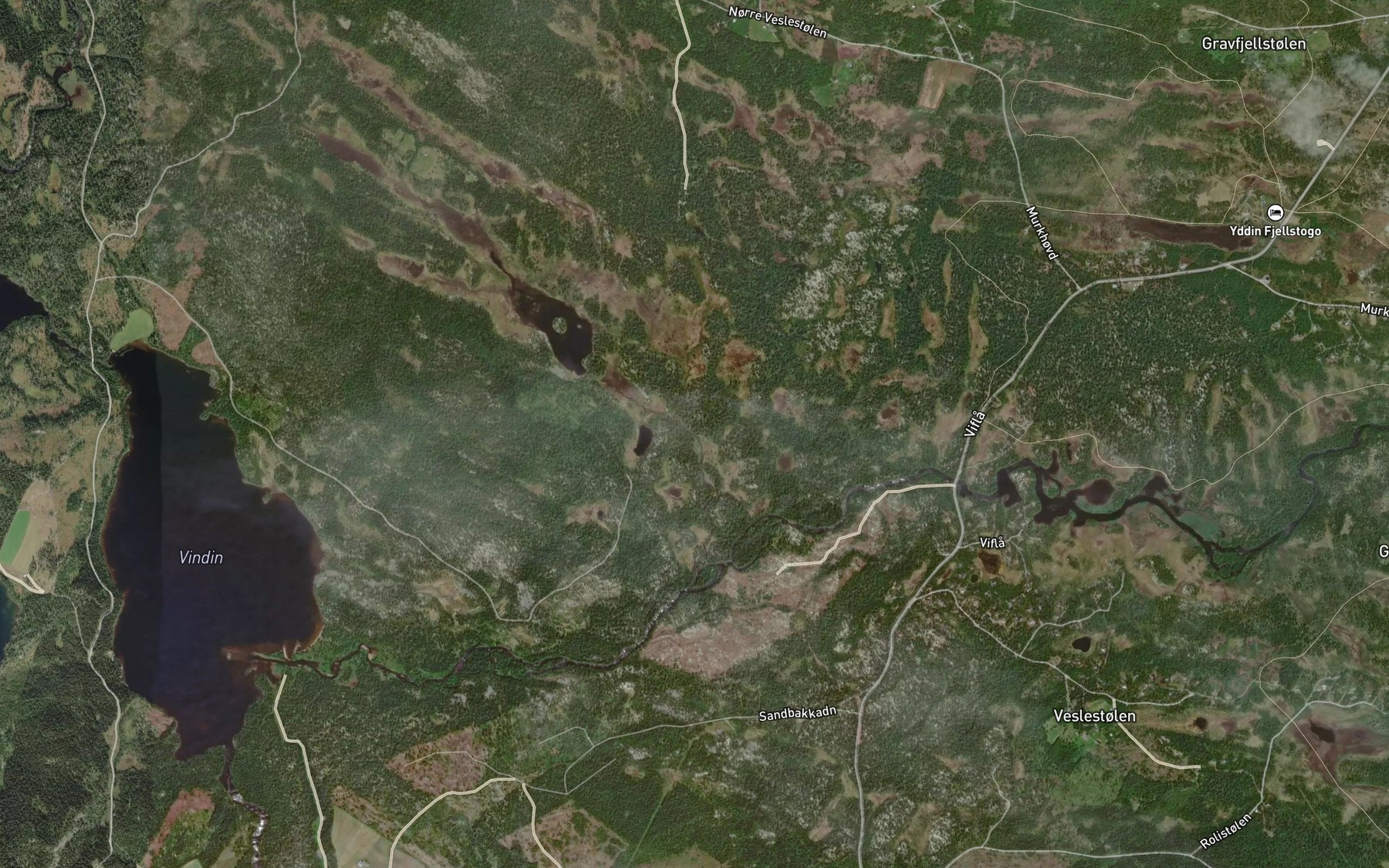 Satellite map of the Velge