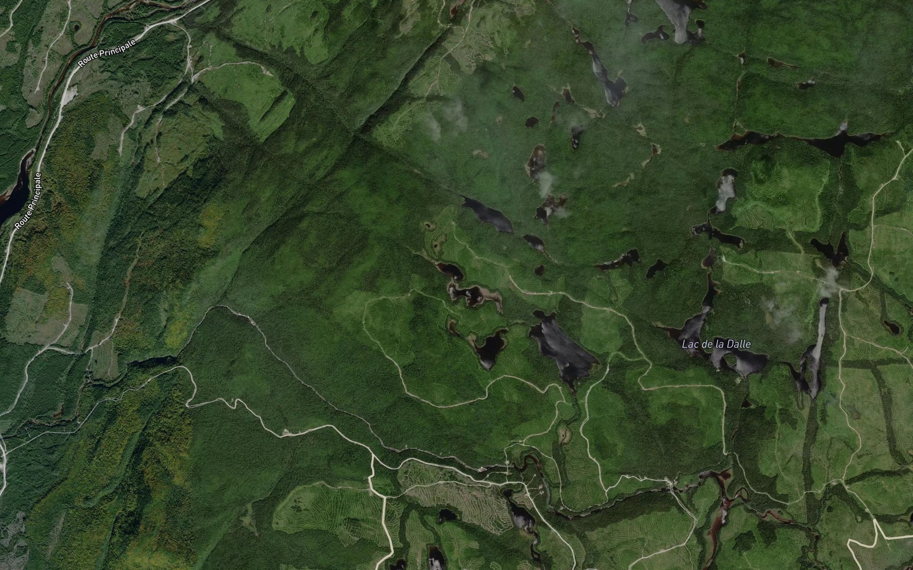 Satellite map of the Lac de l'Epuisette