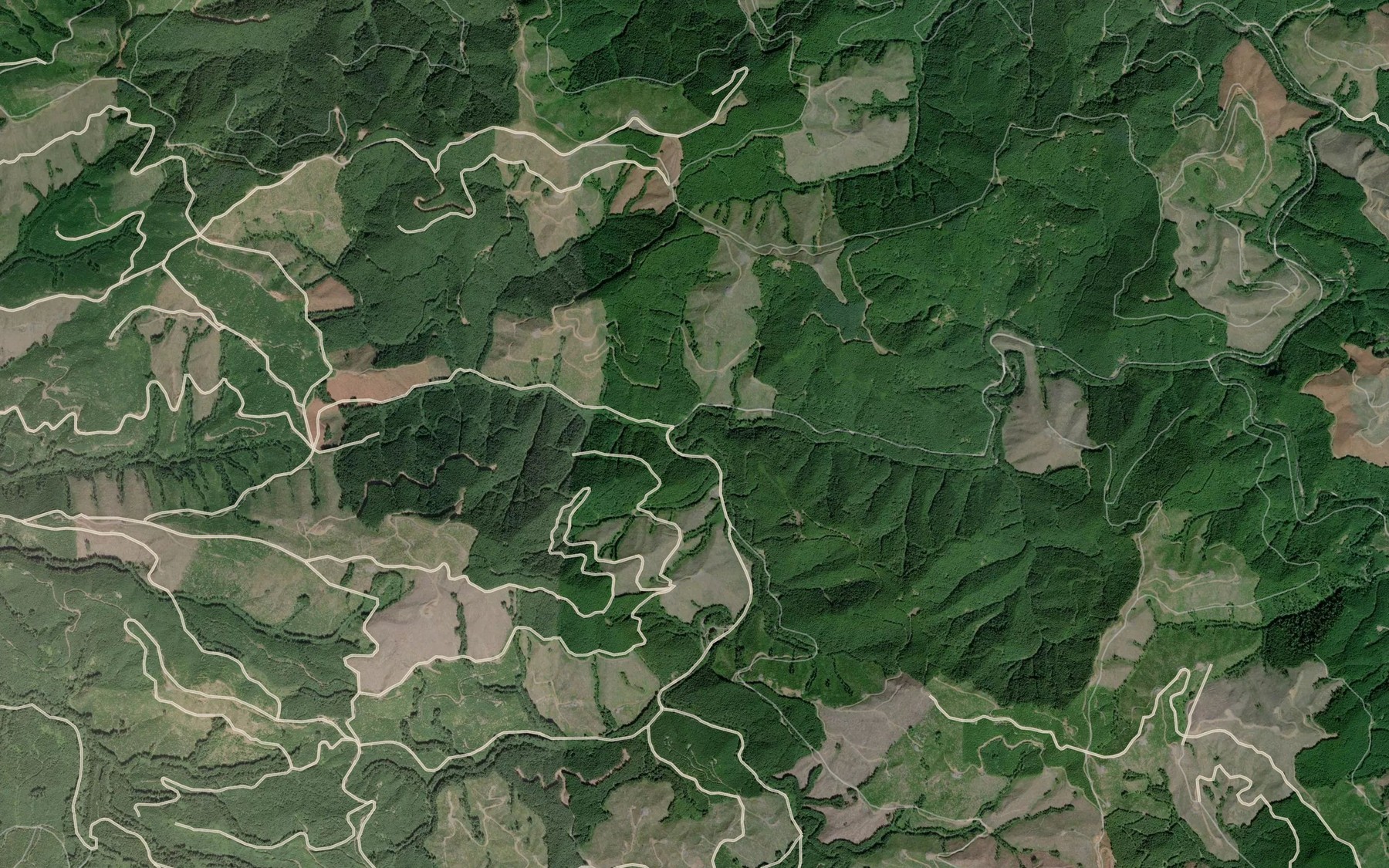 Satellite map of the Sage Creek