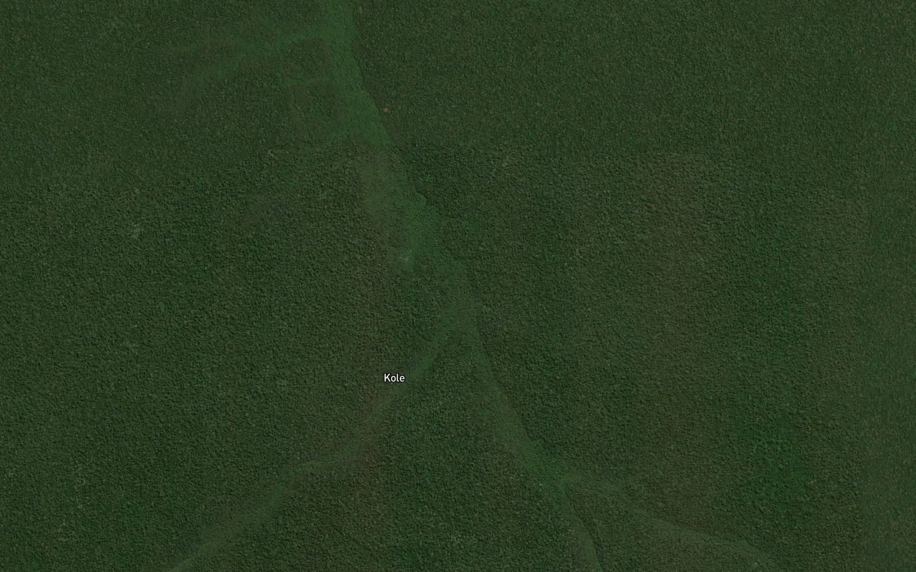 Satellite map of the Monguba