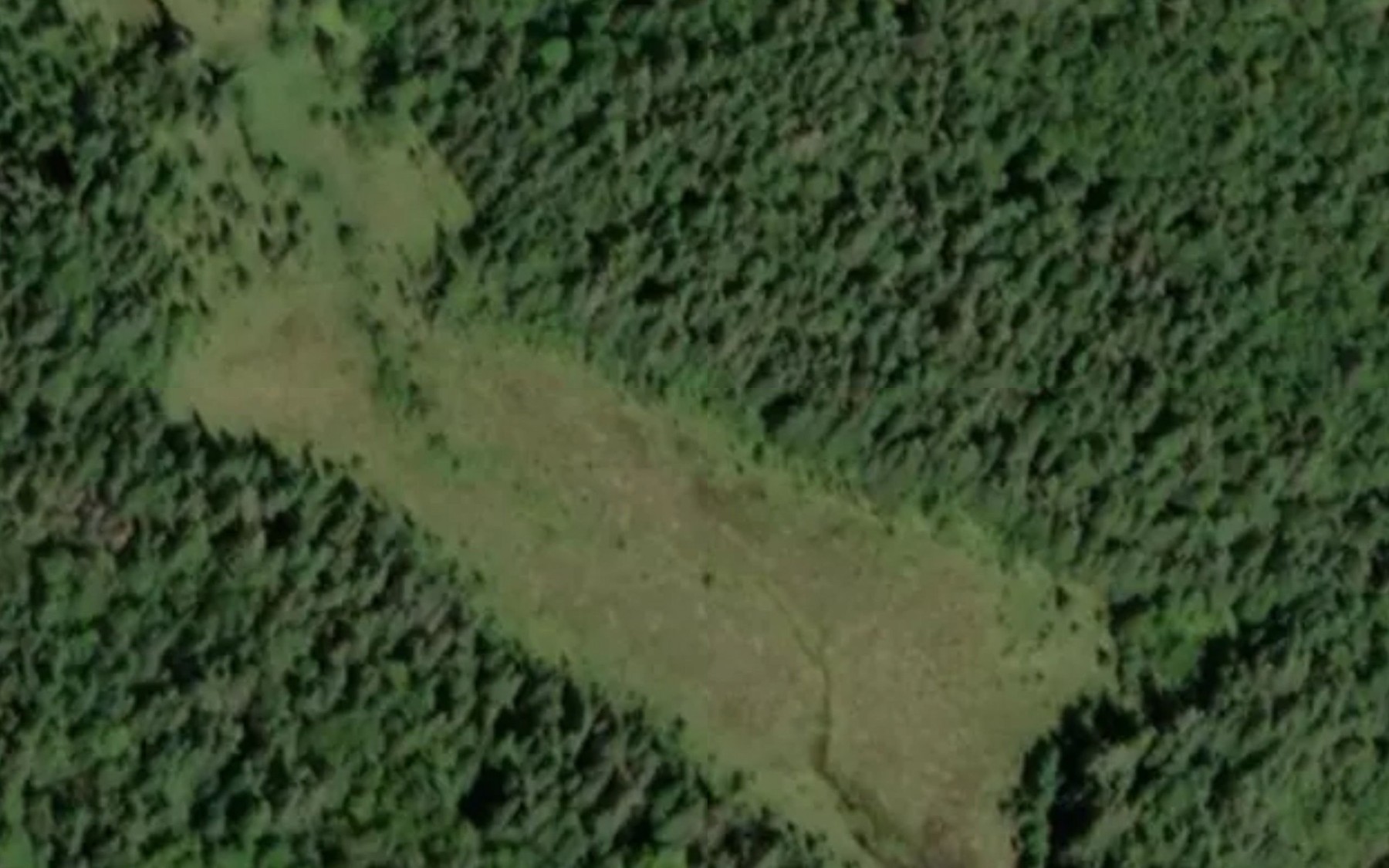 Satellite map of the Lac au Morillon