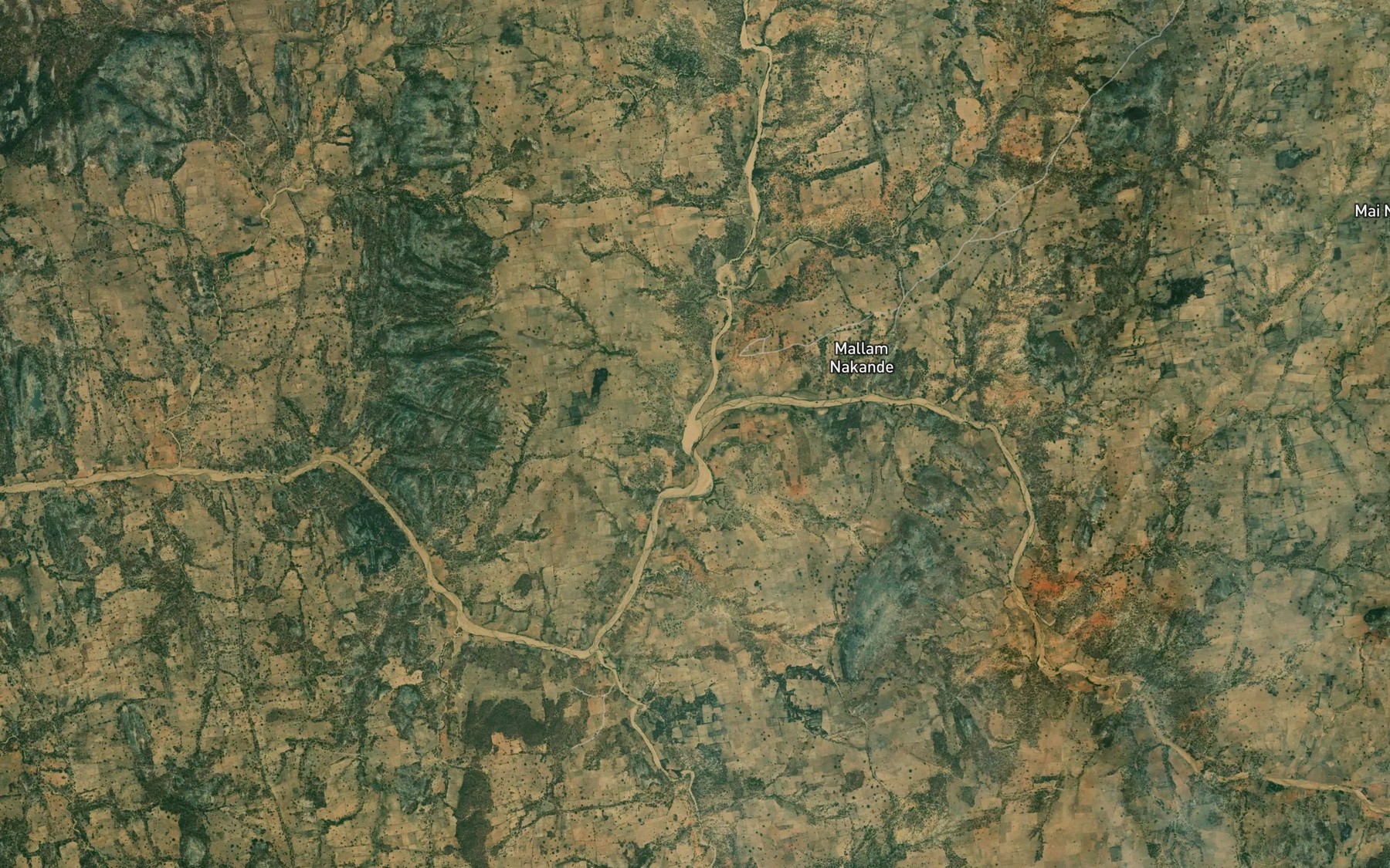 Satellite map of the River Koramo Mesa