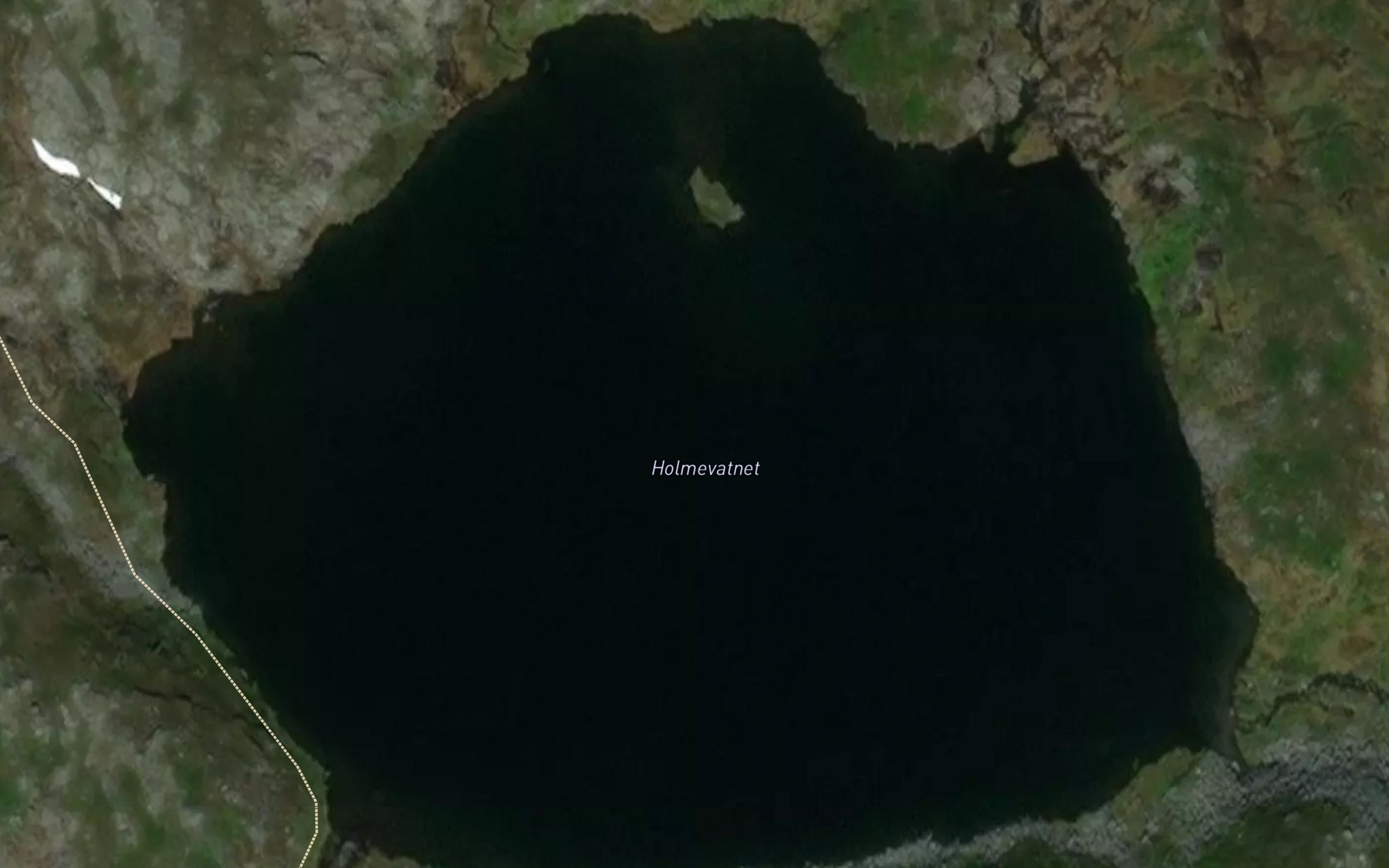 Satellite map of the Holmvatnet