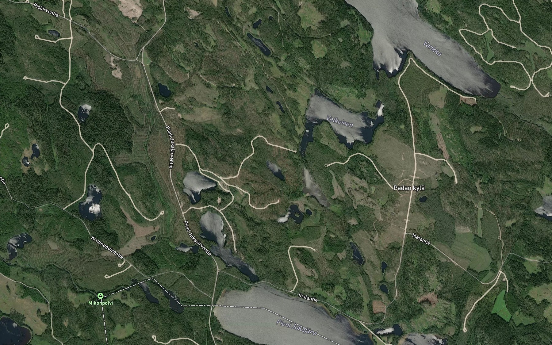 Satellite map of the Makilampi