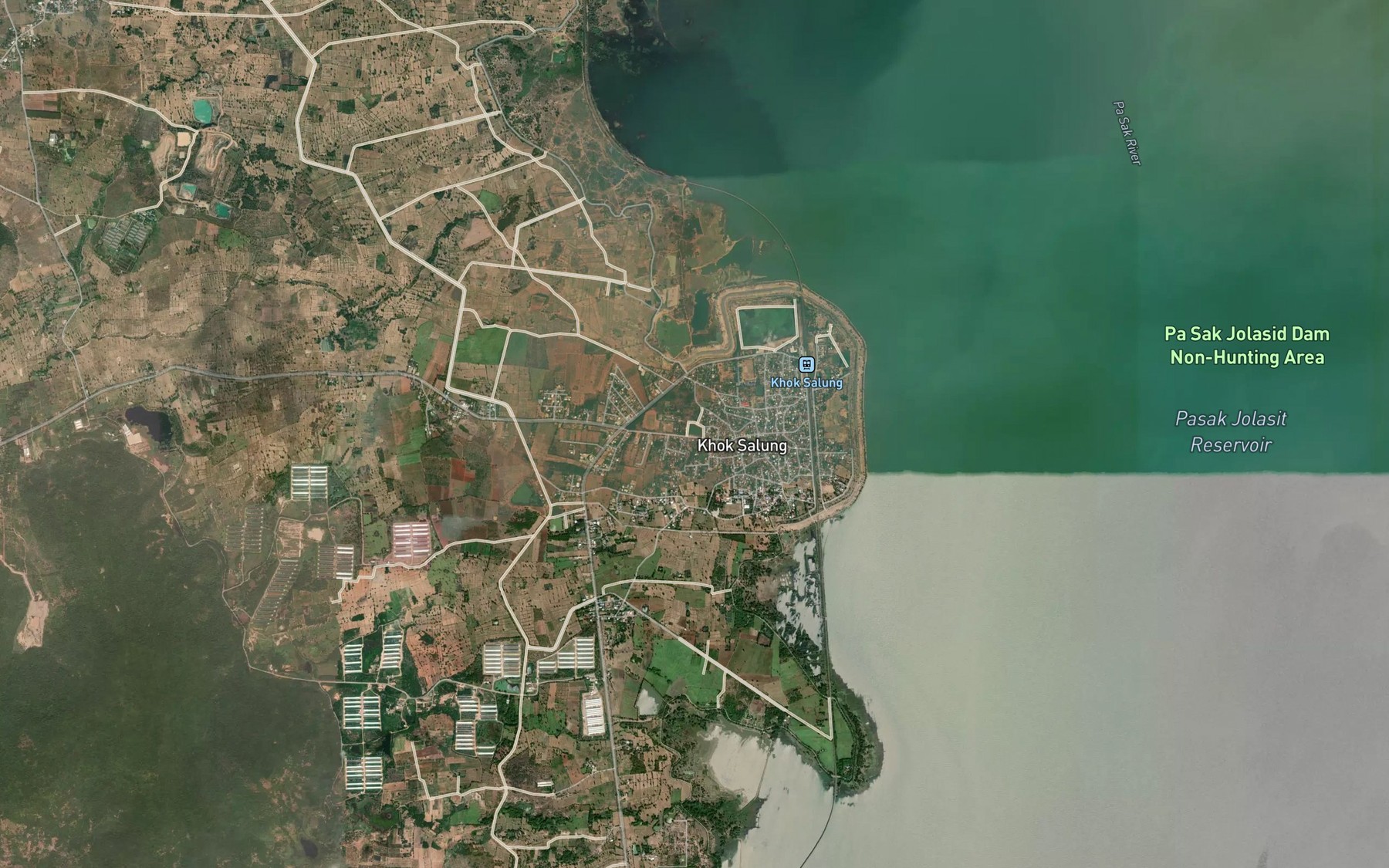 Satellite map of the Nong Kabian