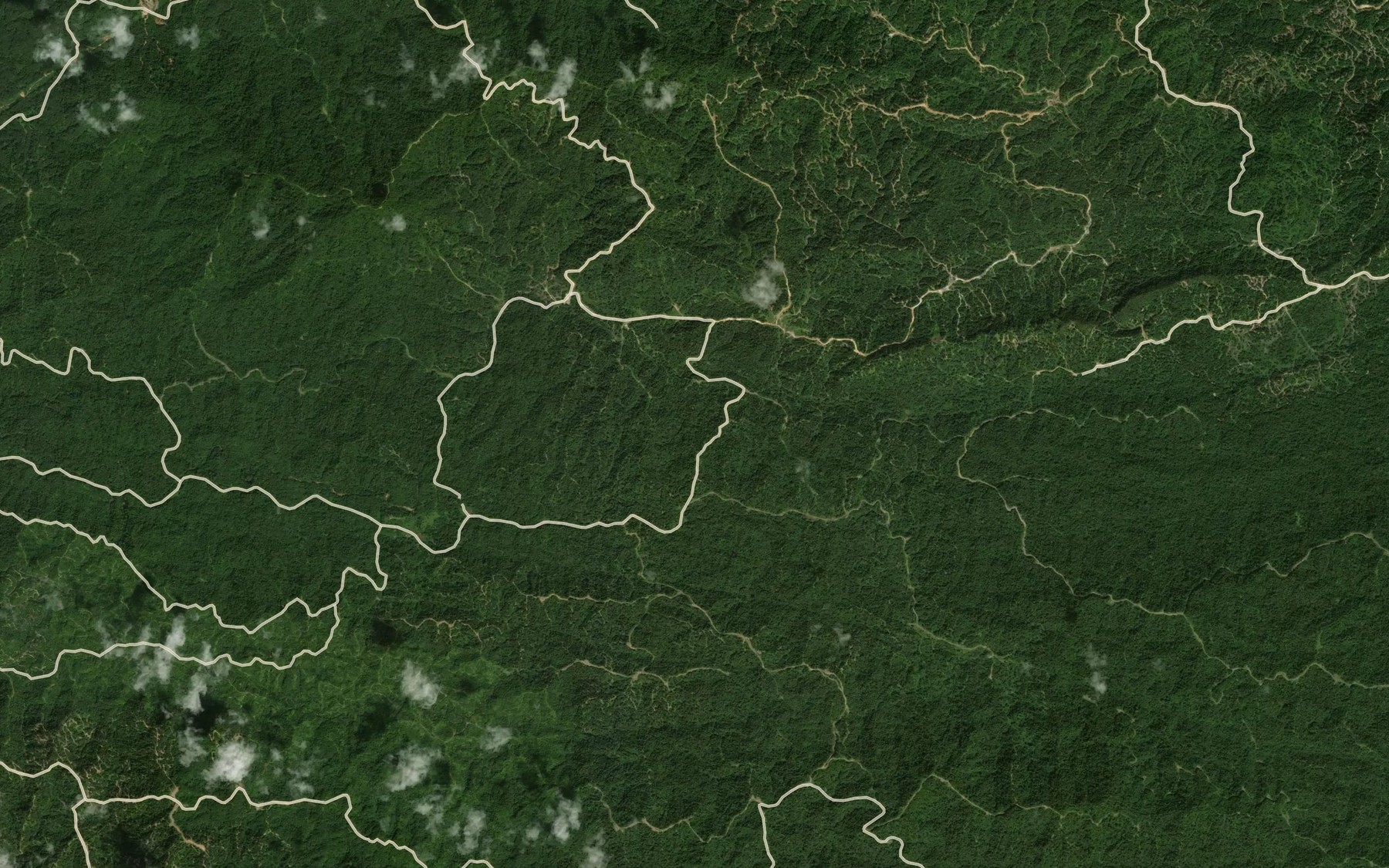 Satellite map of the Sungai Kemayau
