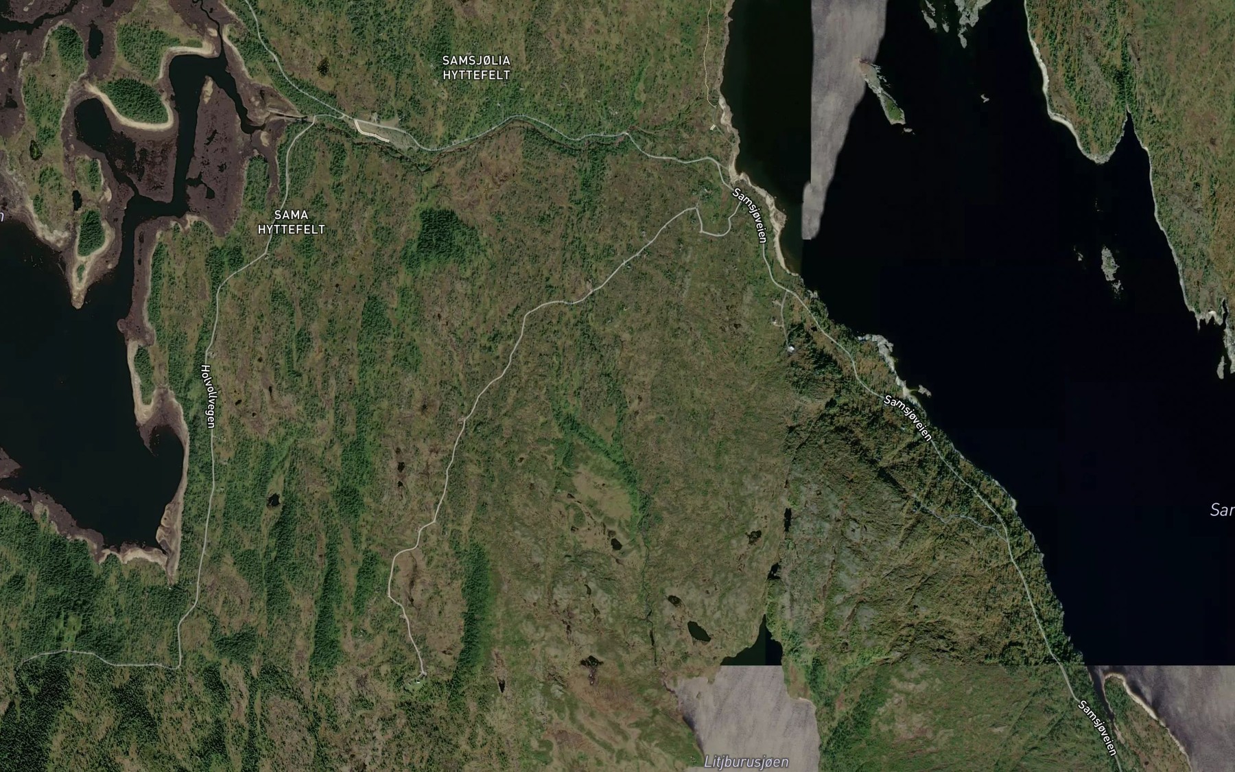 Satellite map of the Litlburu