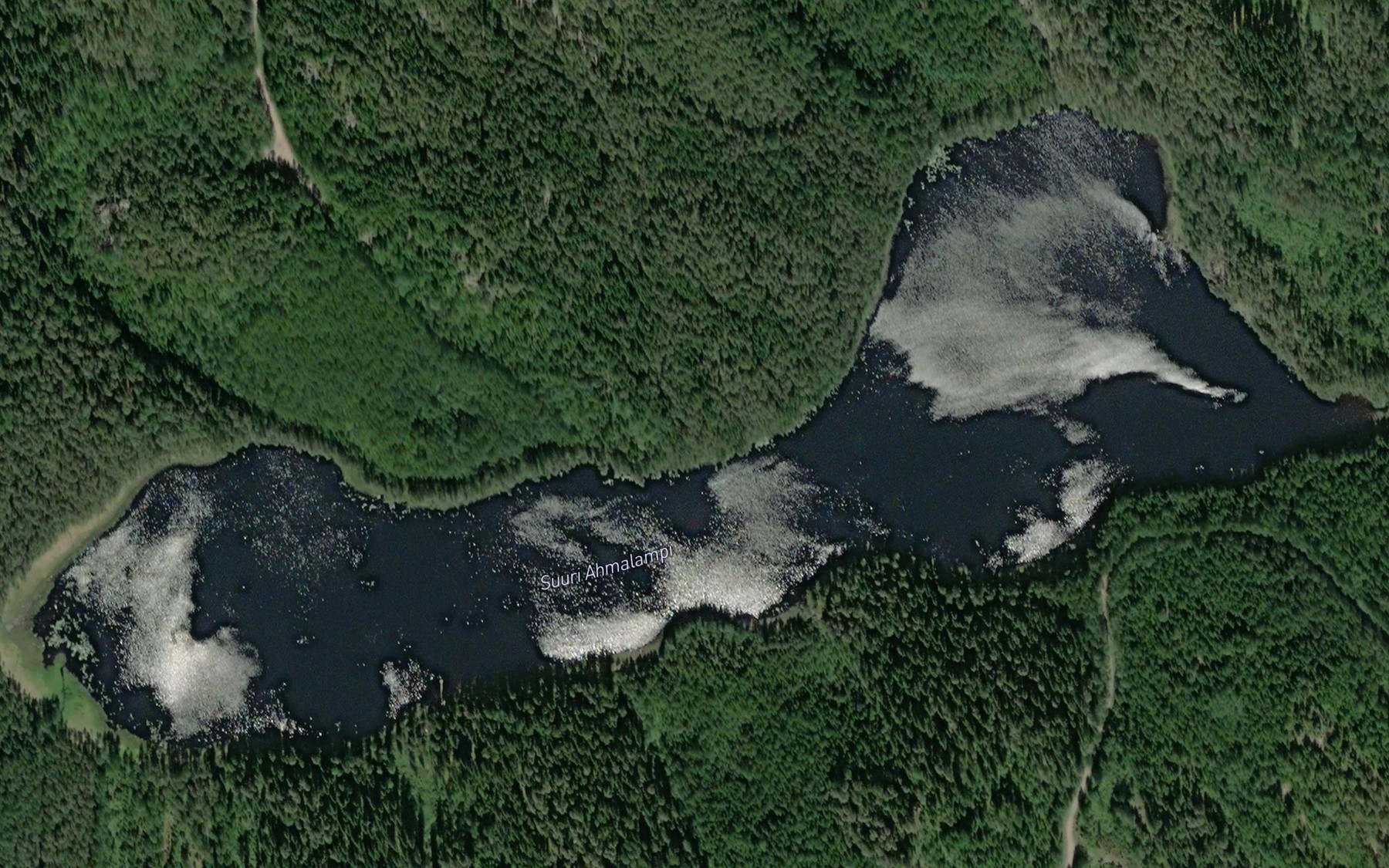 Satellite map of the Suuri Ahmalampi