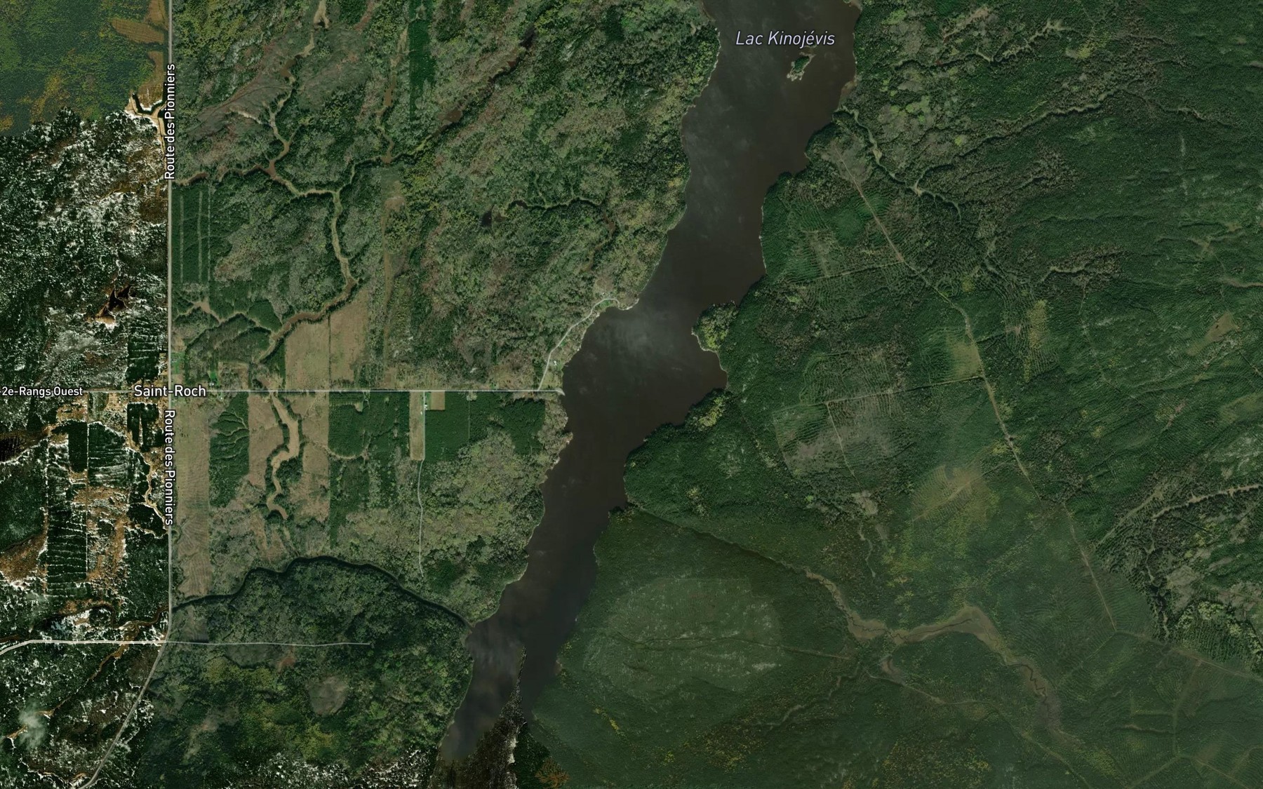 Satellite map of the Baie Caron