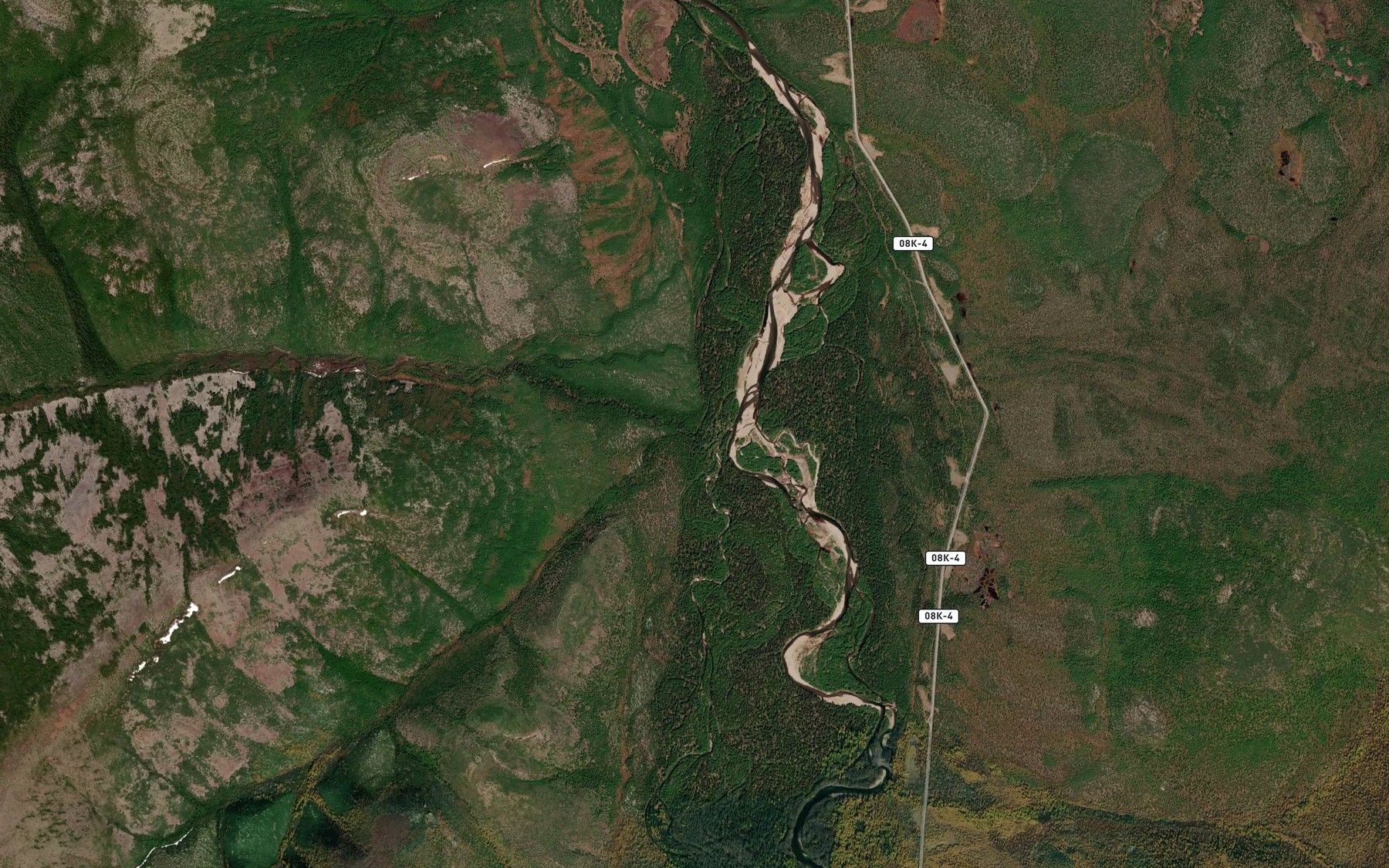 Satellite map of the Kuna
