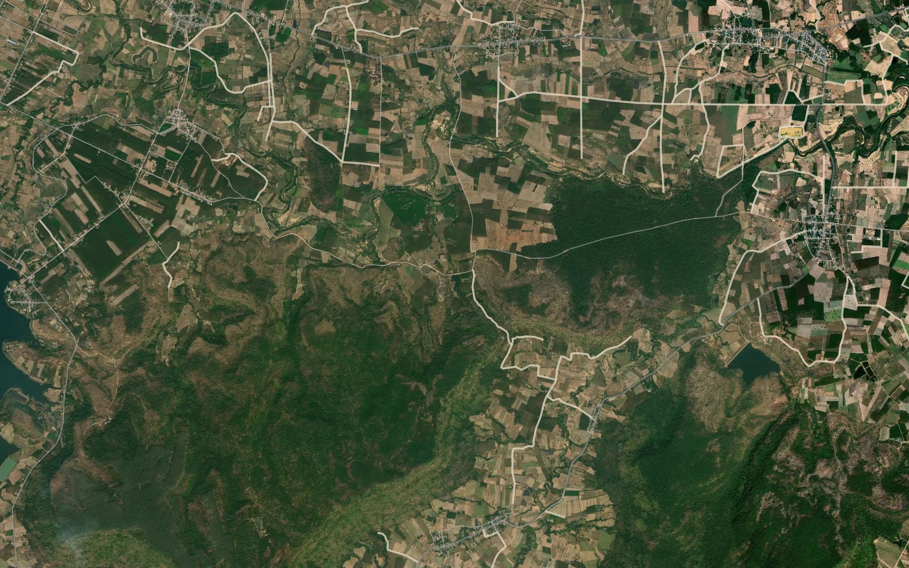 Satellite map of the Ang Kep Nam Huai Hin Lat