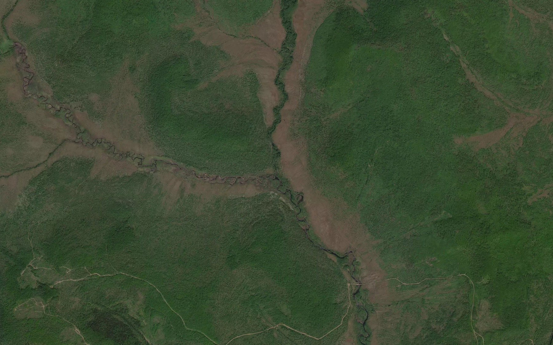 Satellite map of the Levyy Khaimkan