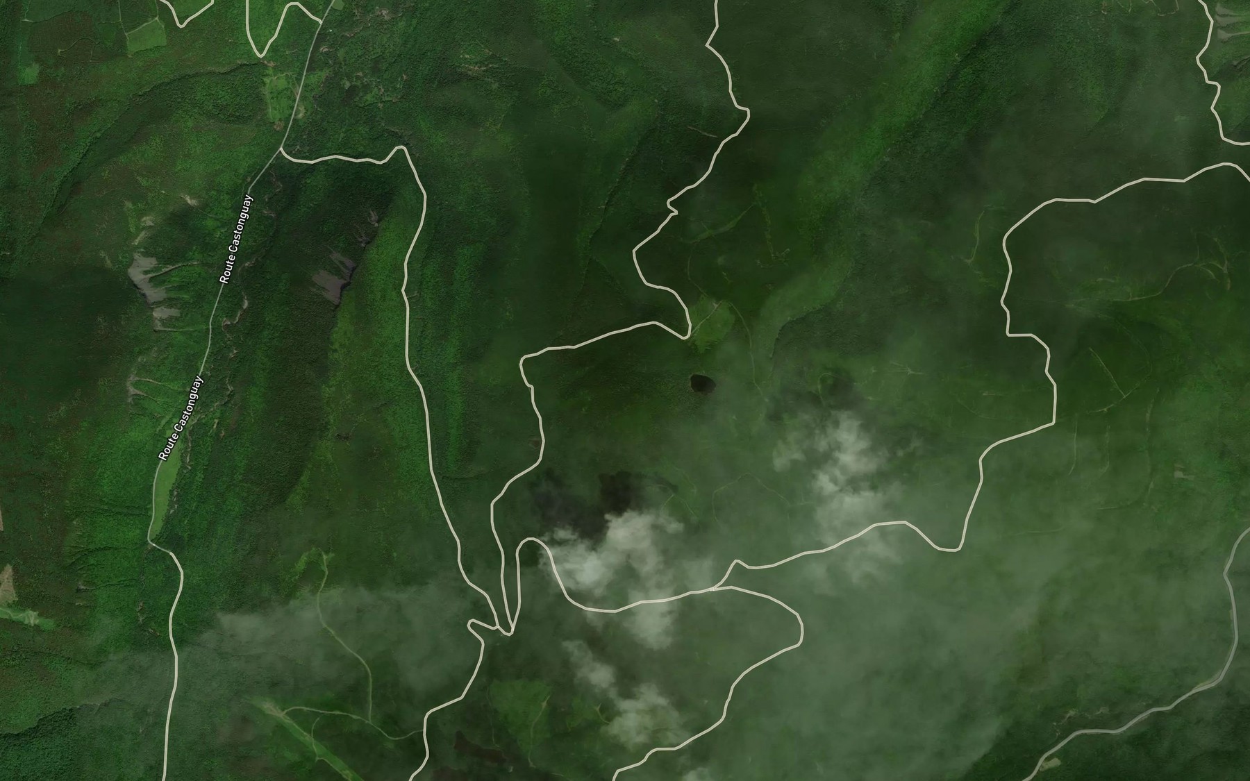 Satellite map of the Lac a Epiphane