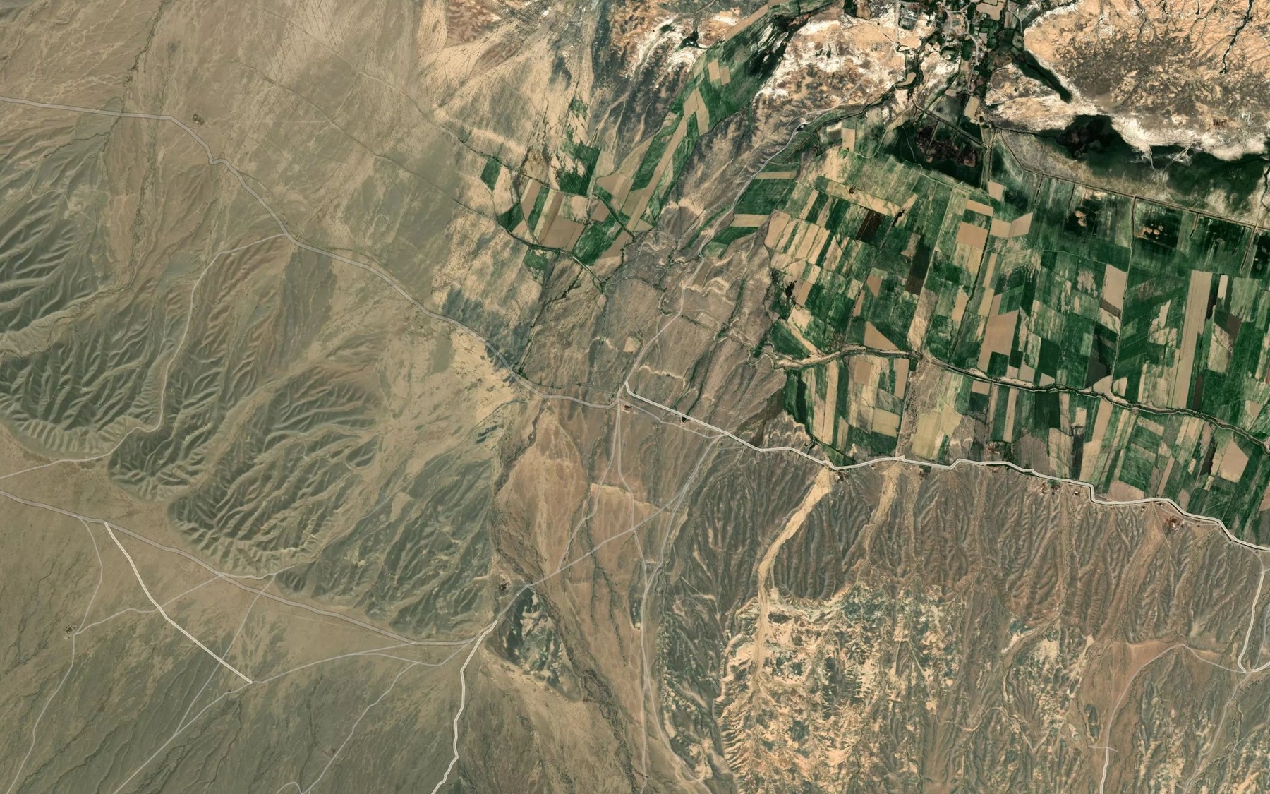 Satellite map of the Sarybasharyk