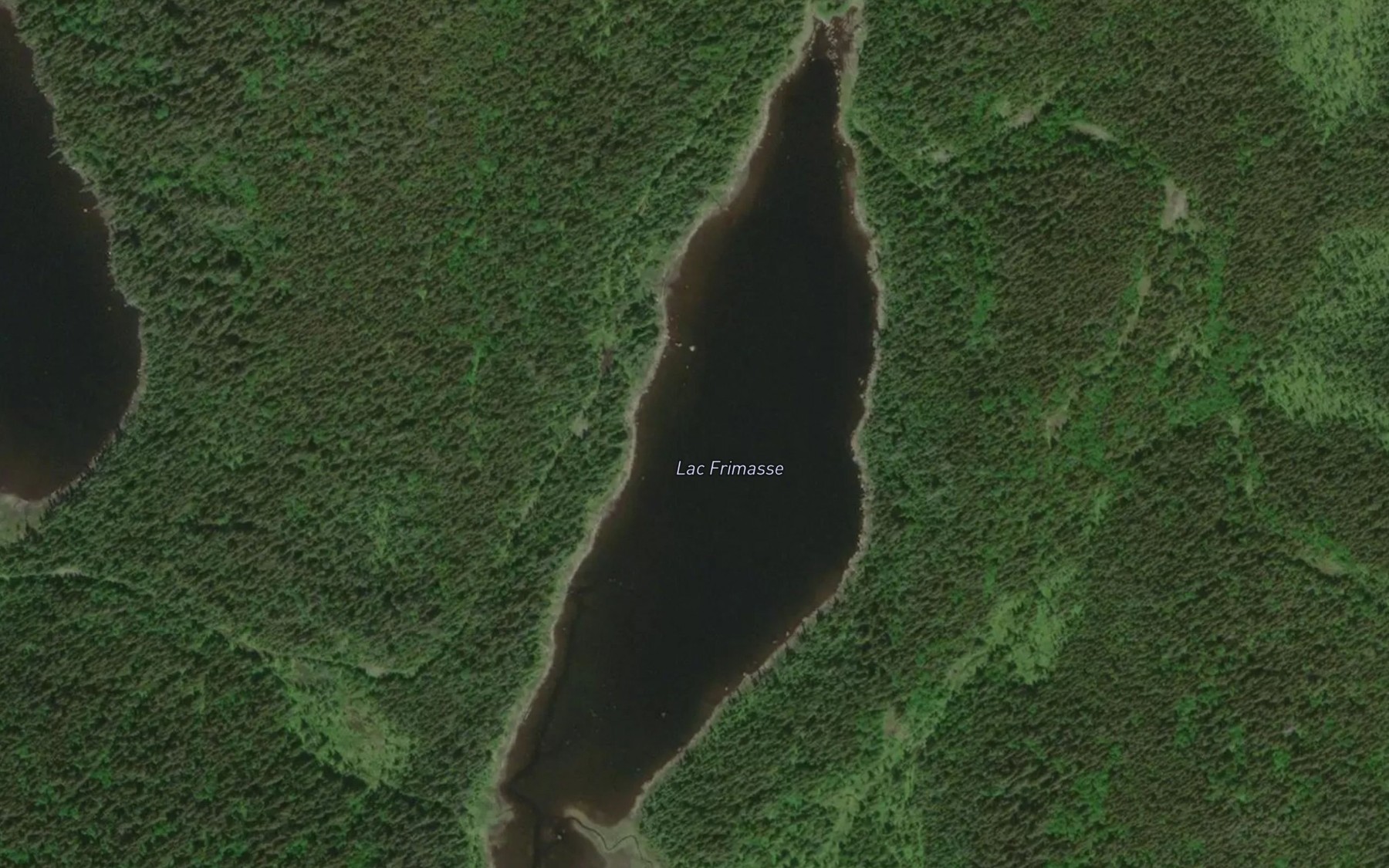 Satellite map of the Lac Frimasse