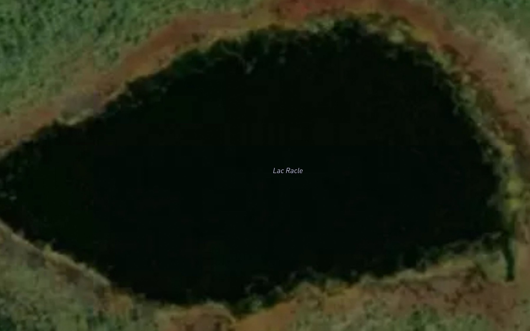 Satellite map of the Lac Racle