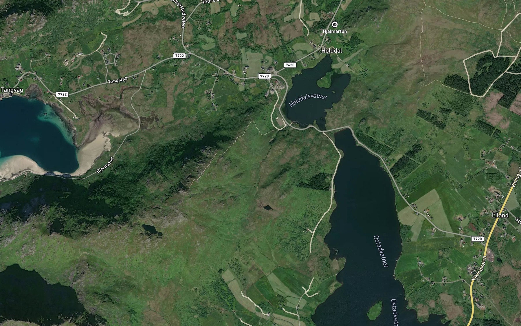 Satellite map of the Brattgotta