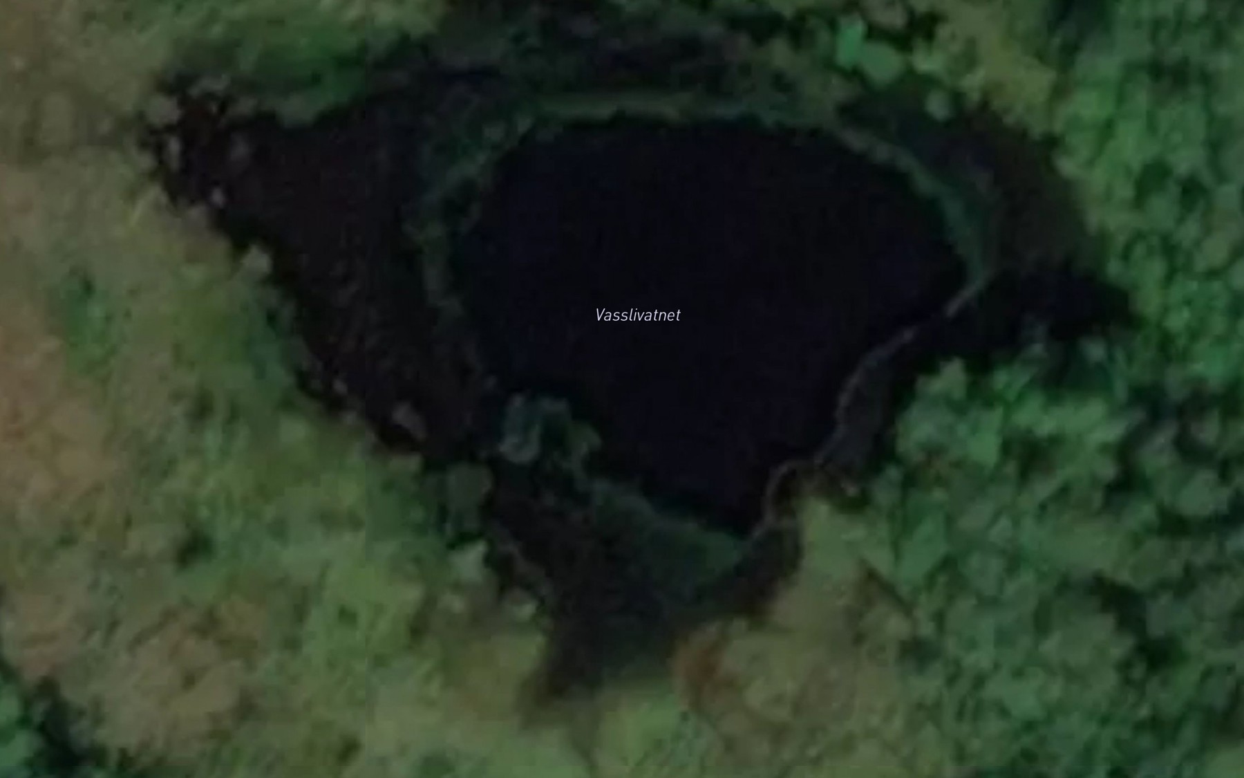Satellite map of the Vasslivatnet