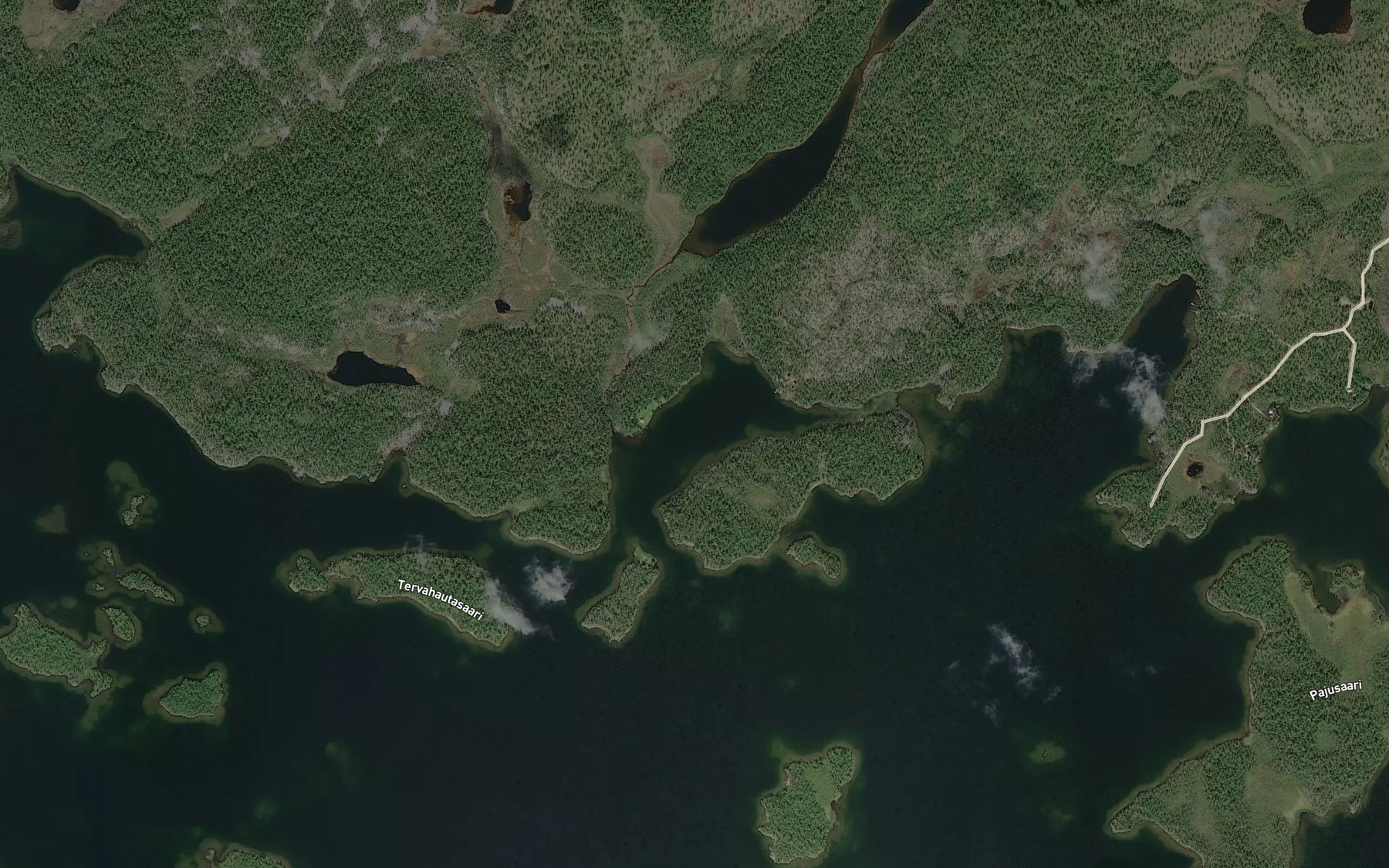 Satellite map of the Kultalahti