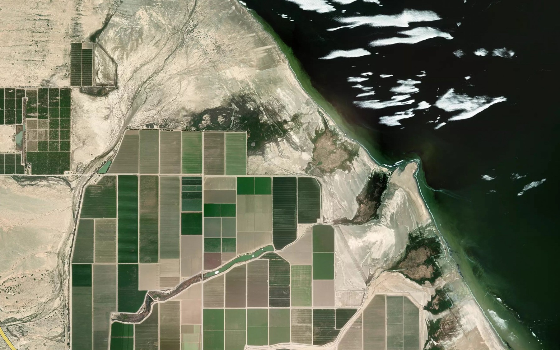 Satellite map of the Trifolium Drain