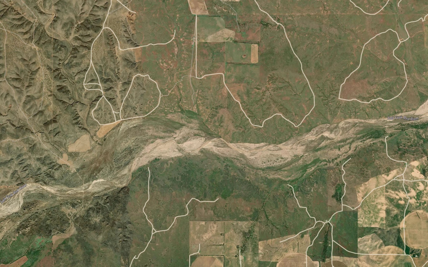 Satellite map of the McCormick Creek