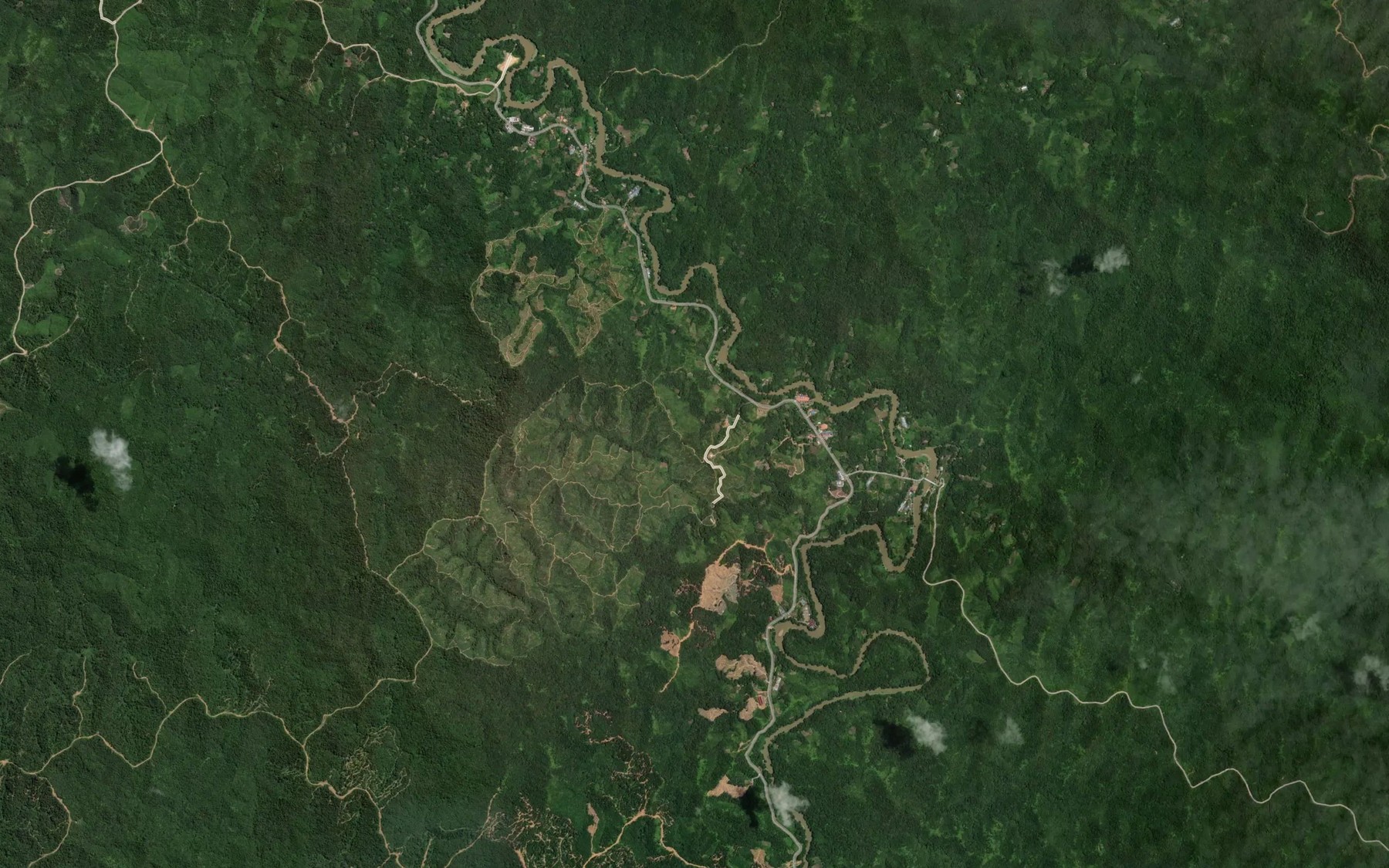 Satellite map of the Tanjong Purok
