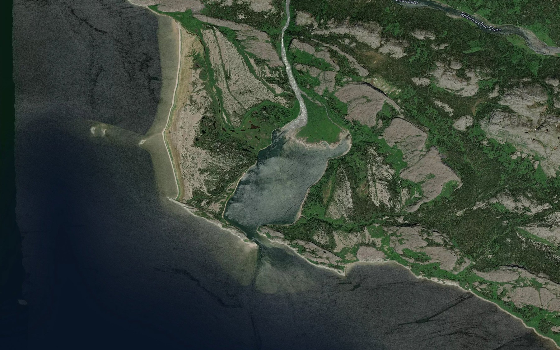Satellite map of the Lac Tasiujalik