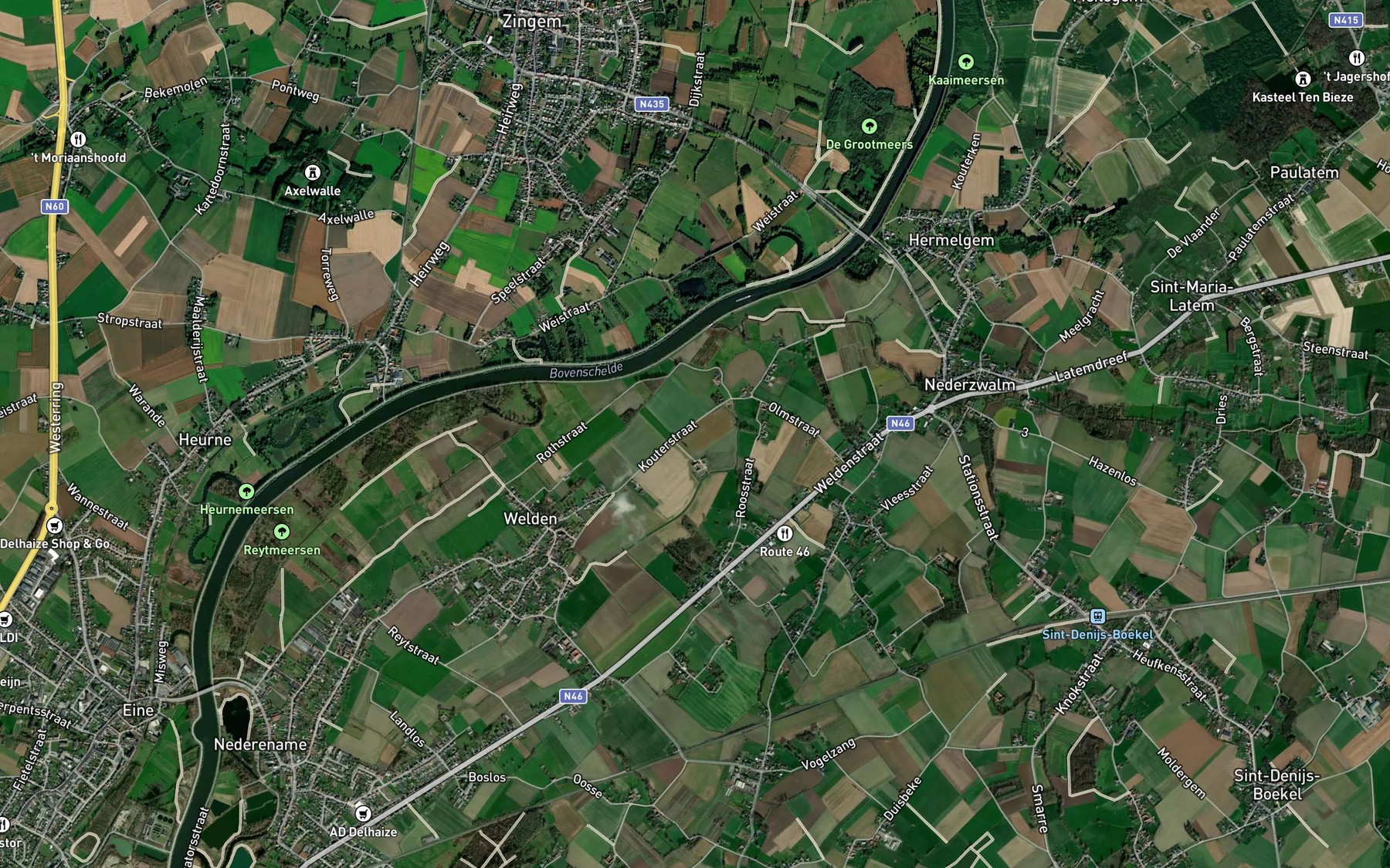 Satellite map of the Moerbeek