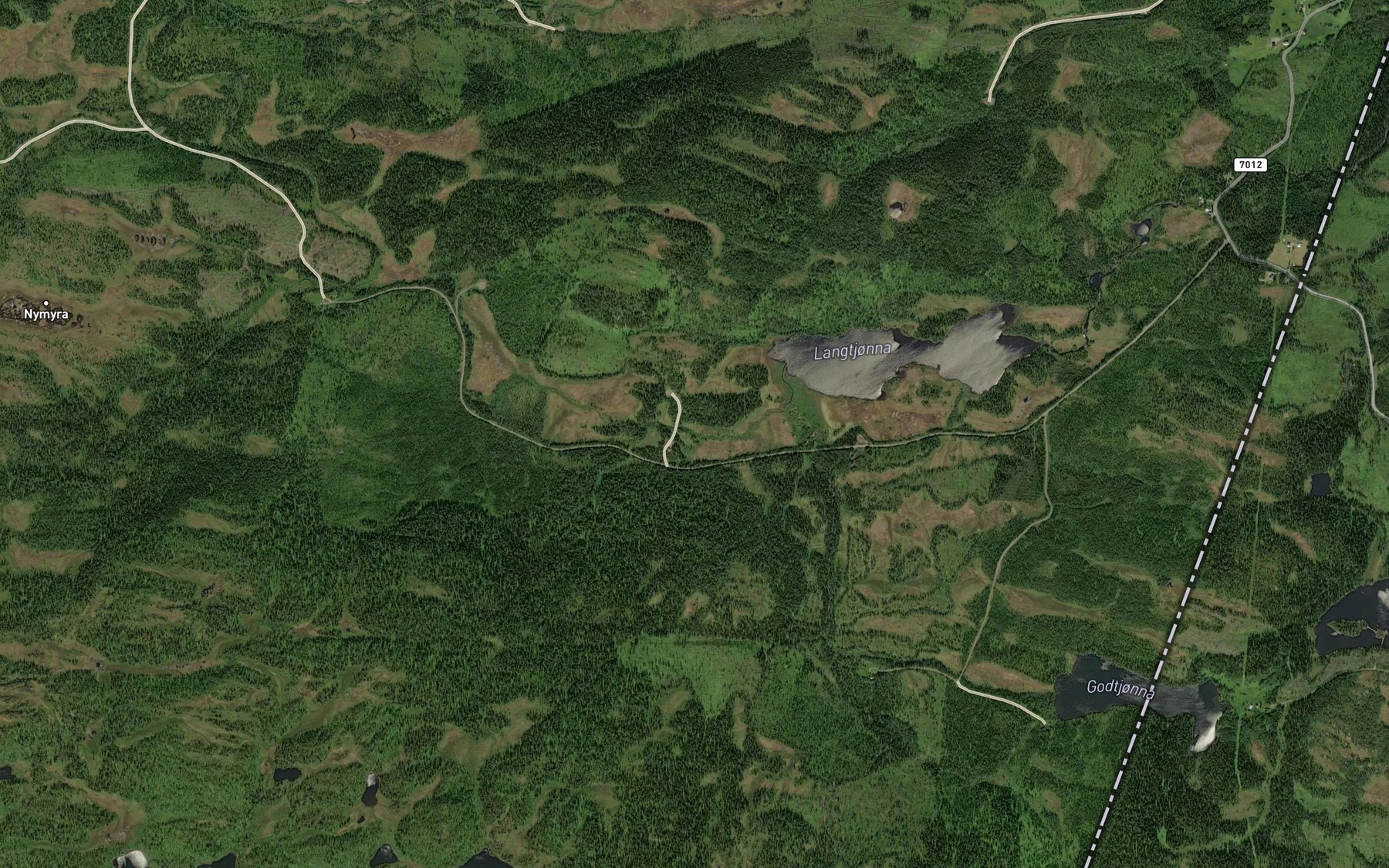 Satellite map of the Bjorknesbekken