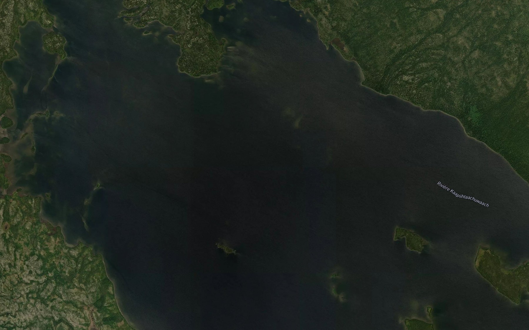 Satellite map of the Baie d'Argencourt