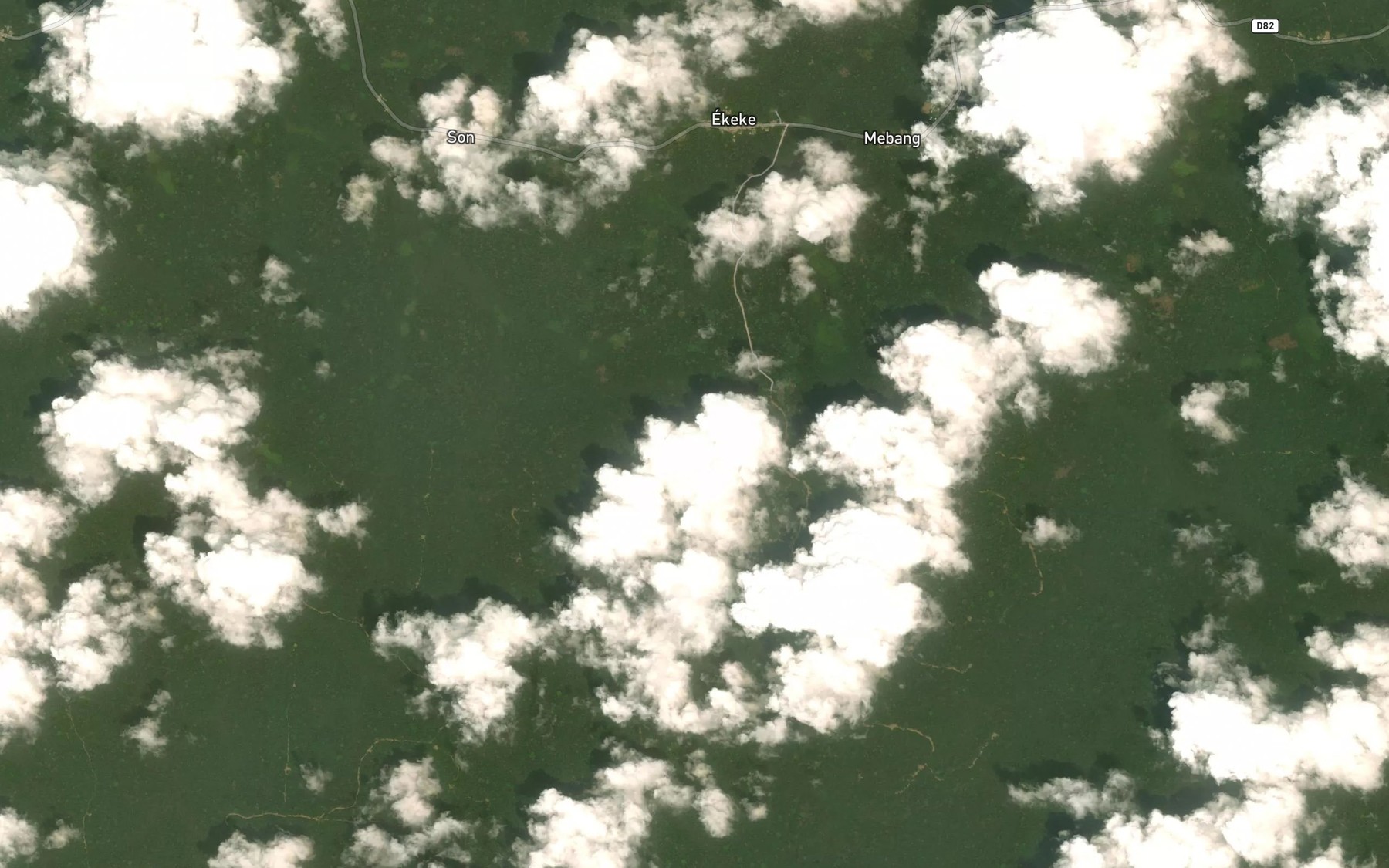 Satellite map of the Otele