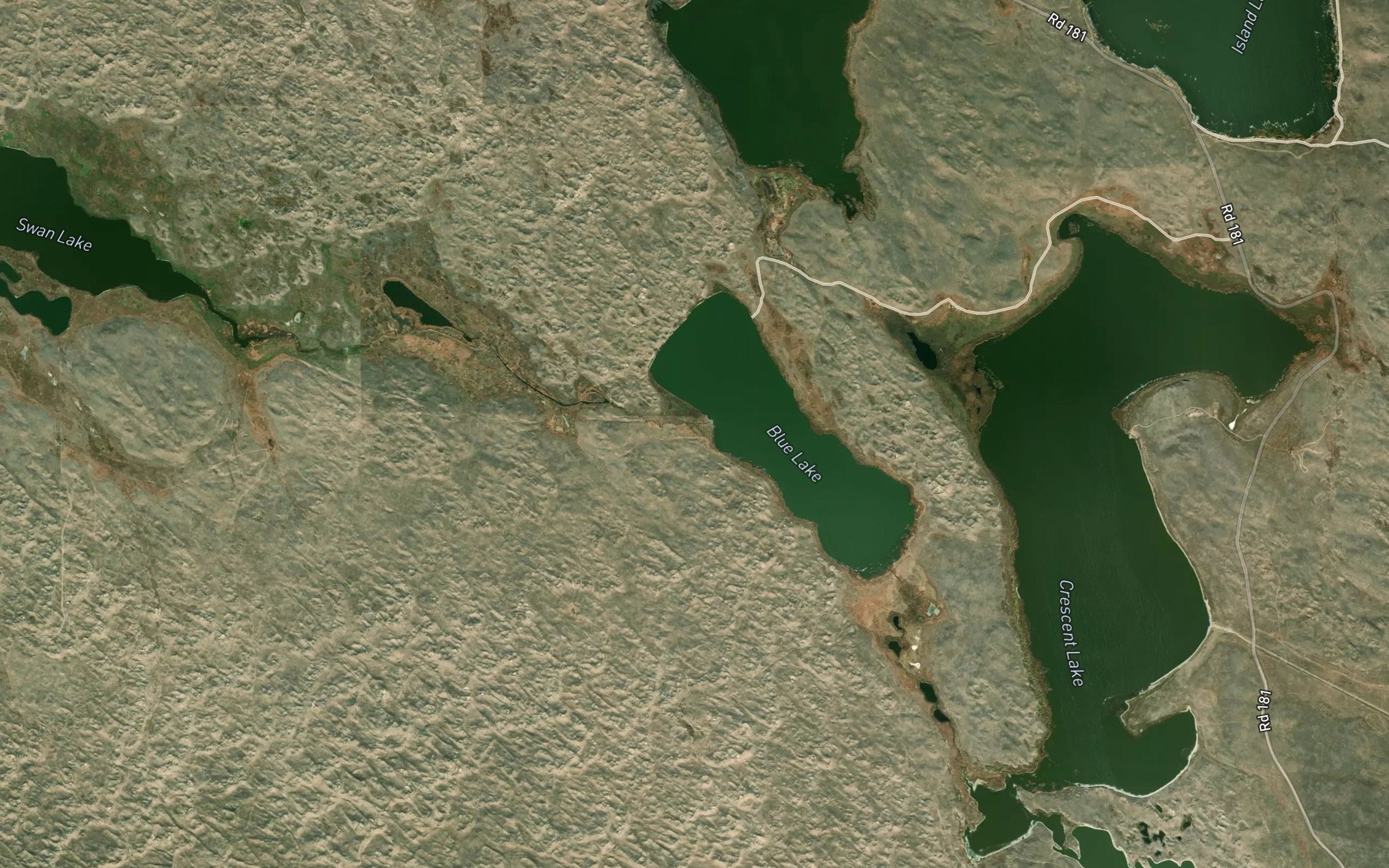 Satellite map of the Jones Run