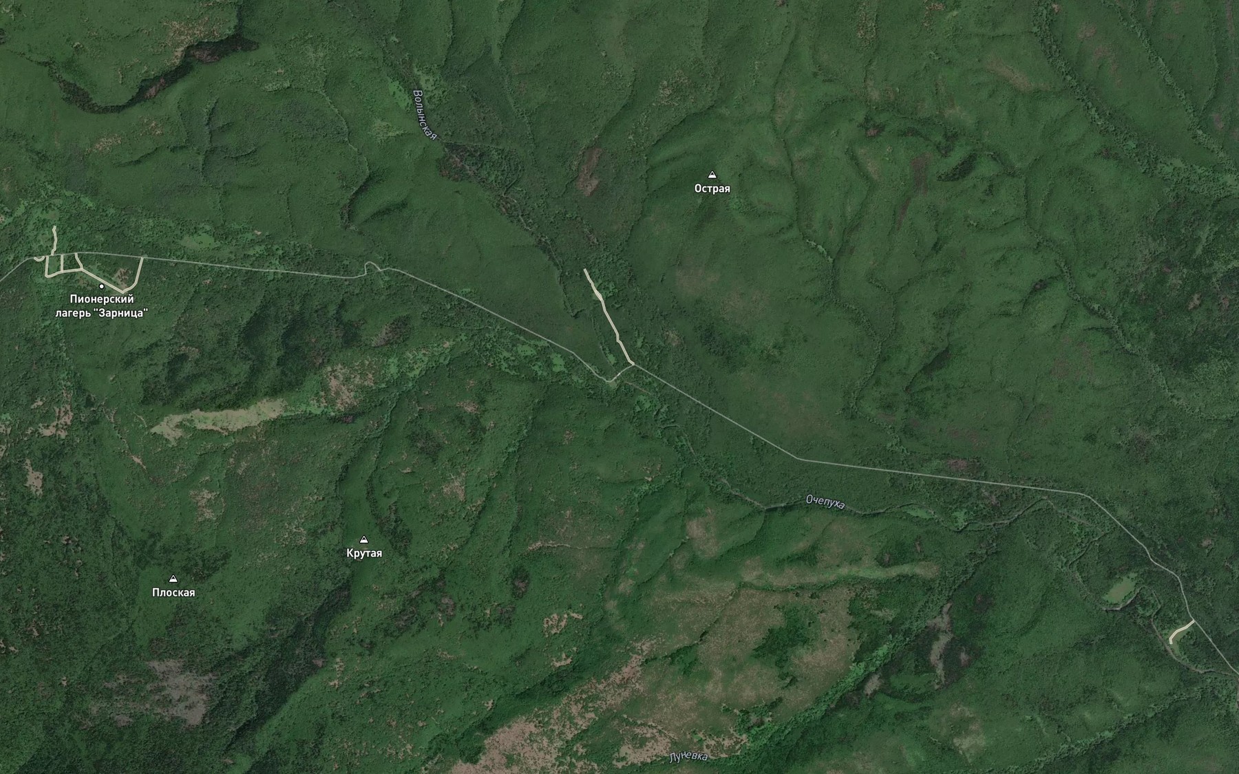 Satellite map of the Peskovka