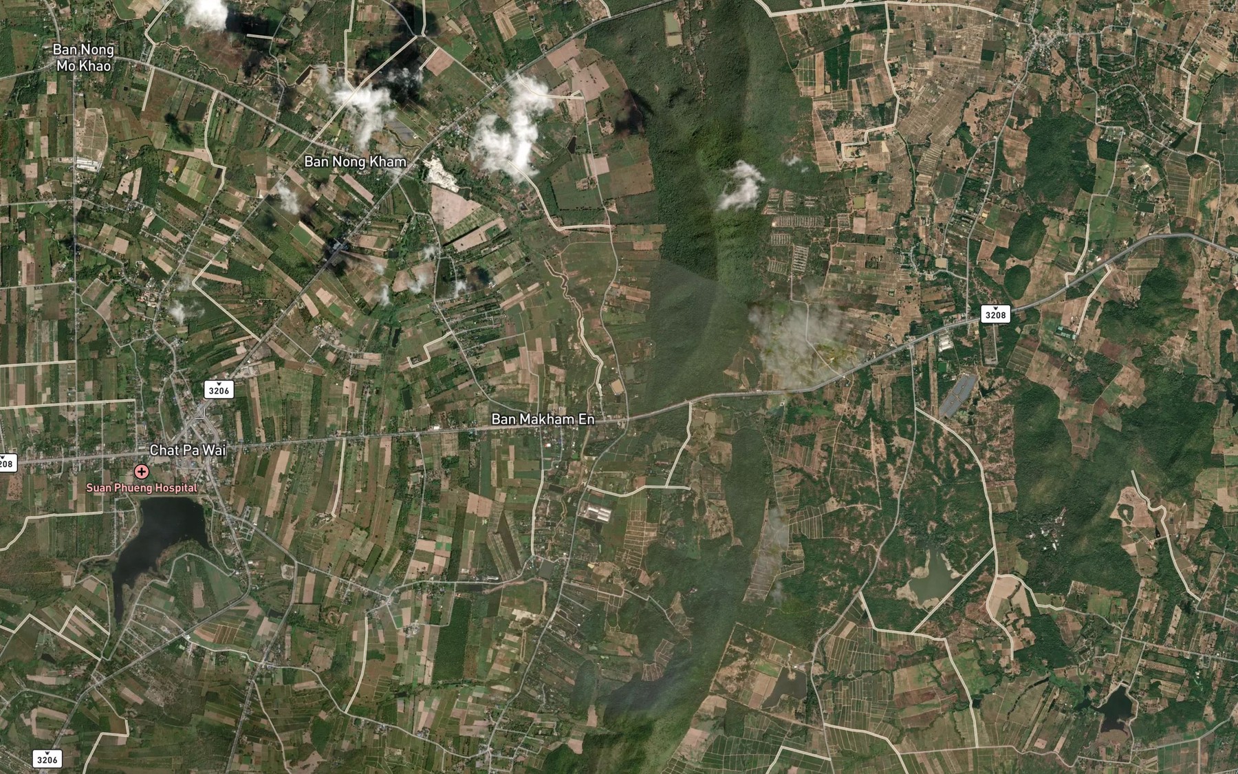 Satellite map of the Sa Nam Ban Makham En