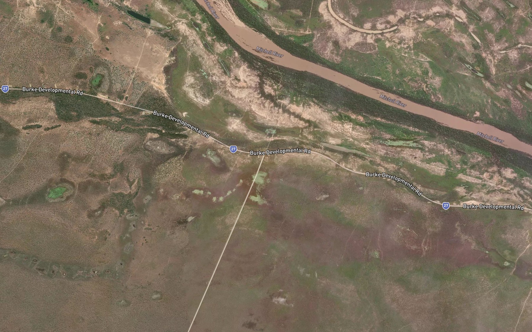 Satellite map of the Kingfish Lagoon