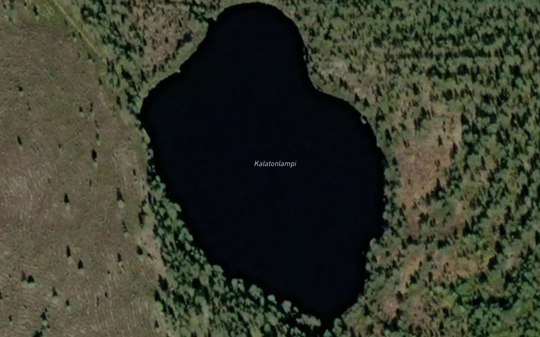 Satellite map of the Kalatonlampi