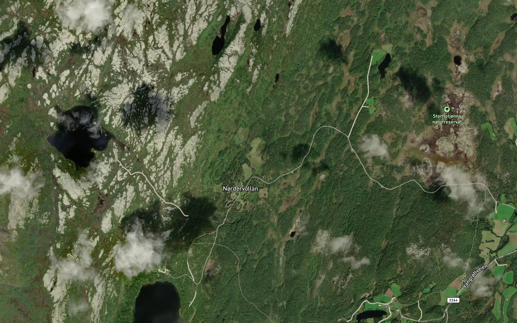 Satellite map of the Myrengbekken
