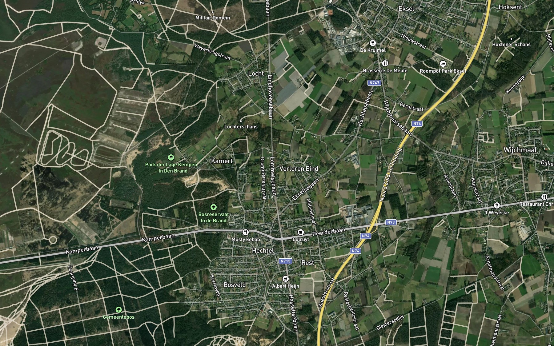 Satellite map of the Dorperloop