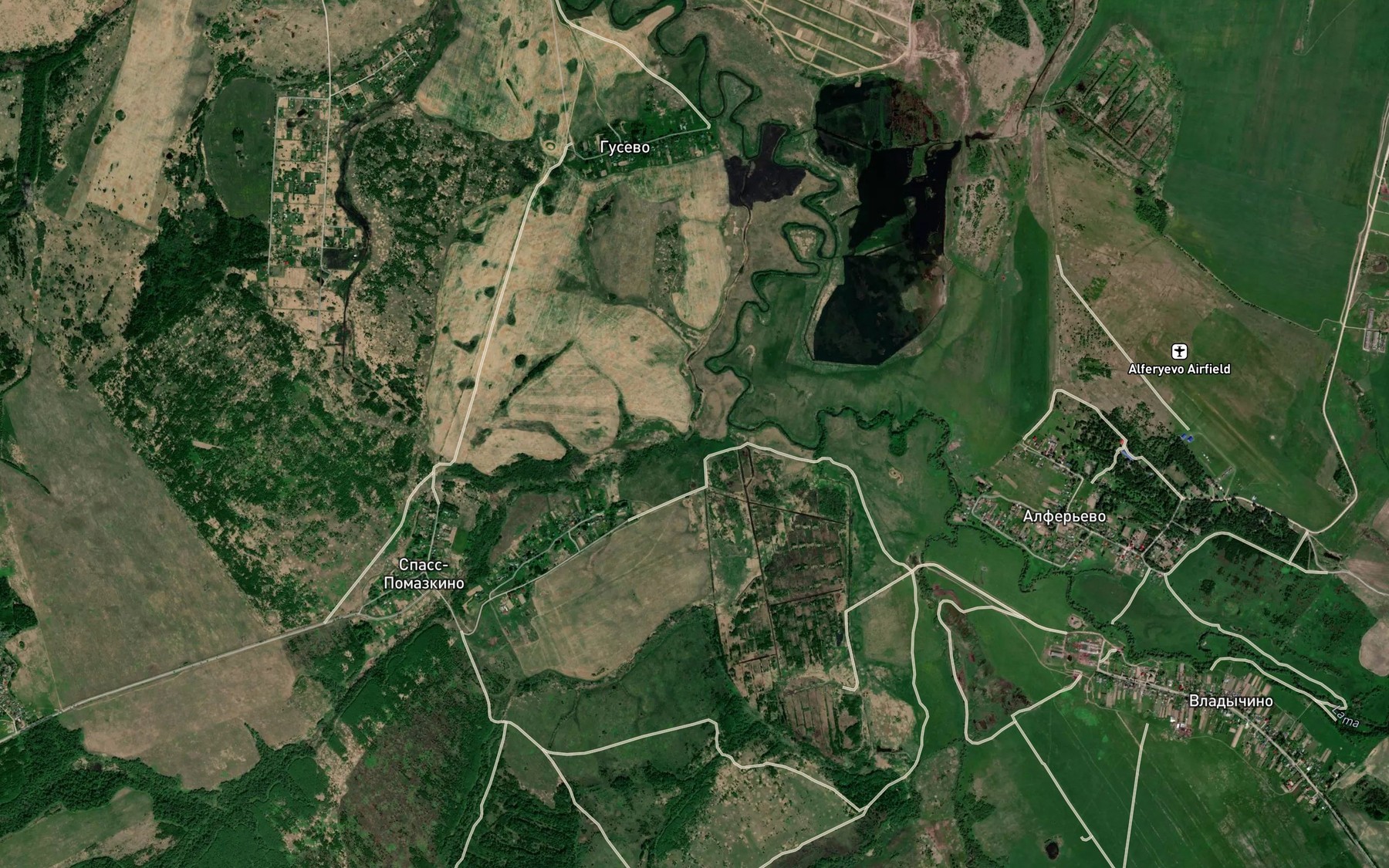 Satellite map of the Frolovka