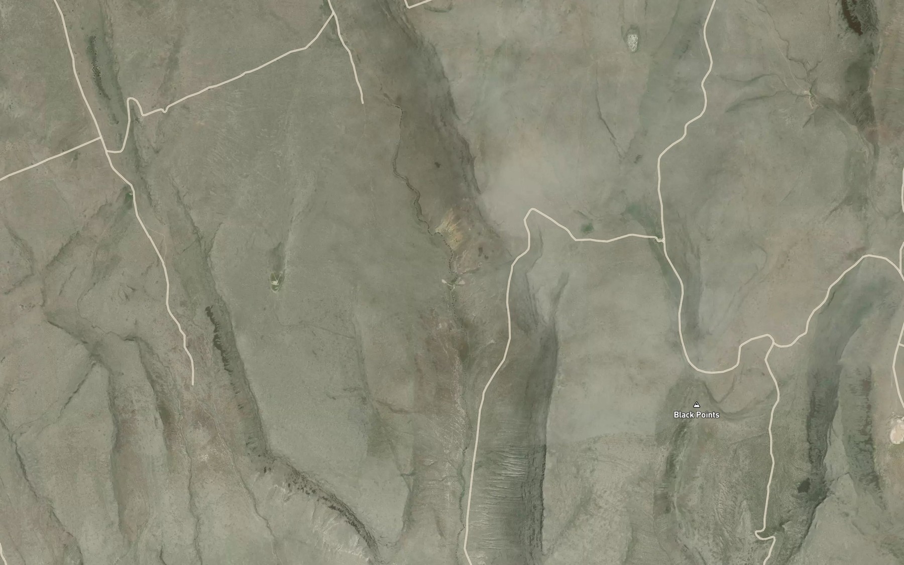 Satellite map of the Lower Juniper Waterhole