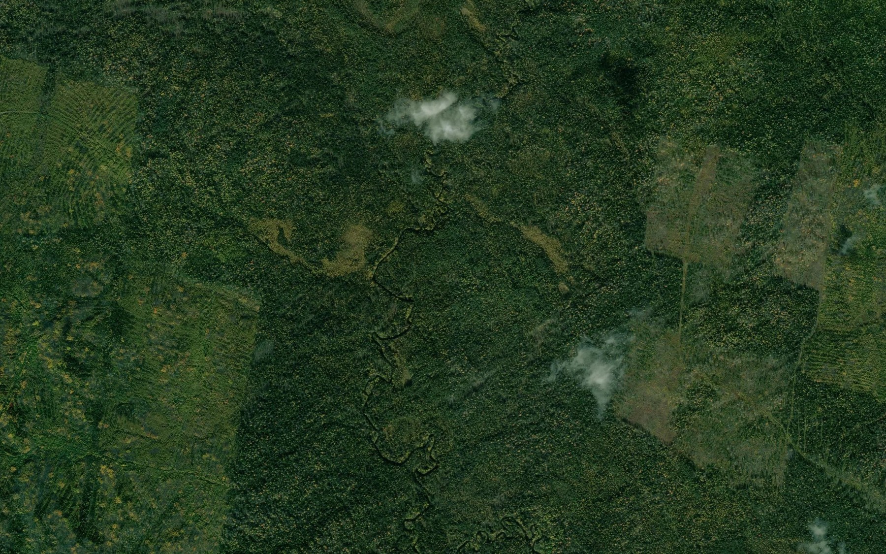 Satellite map of the Pyzhapom