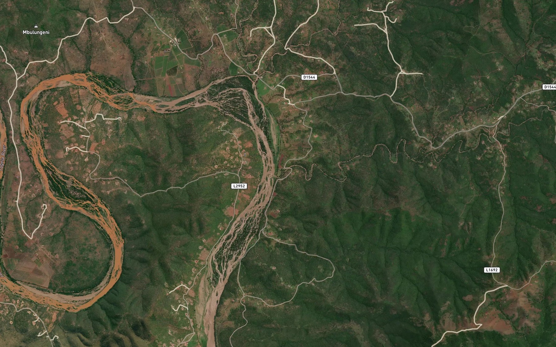 Satellite map of the Silambo