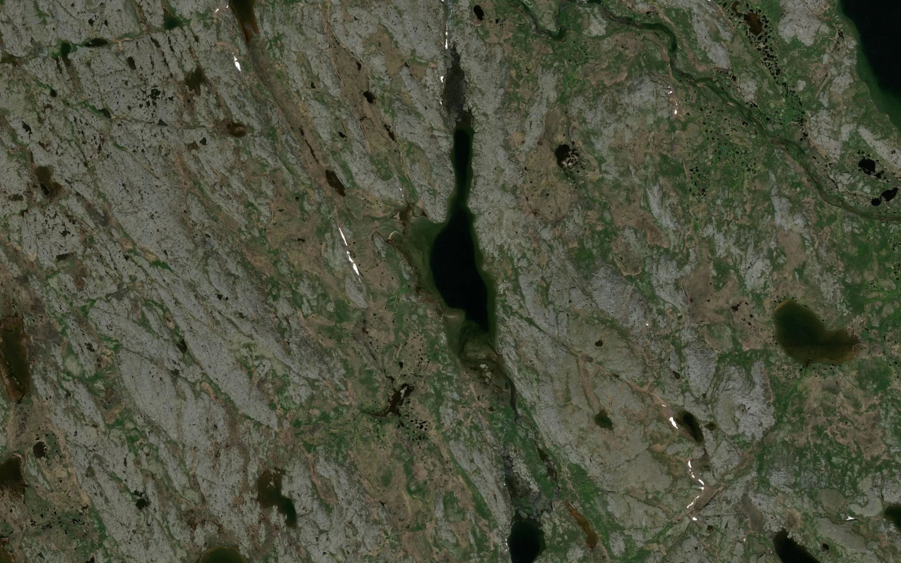 Satellite map of the Lac Aannaniavik