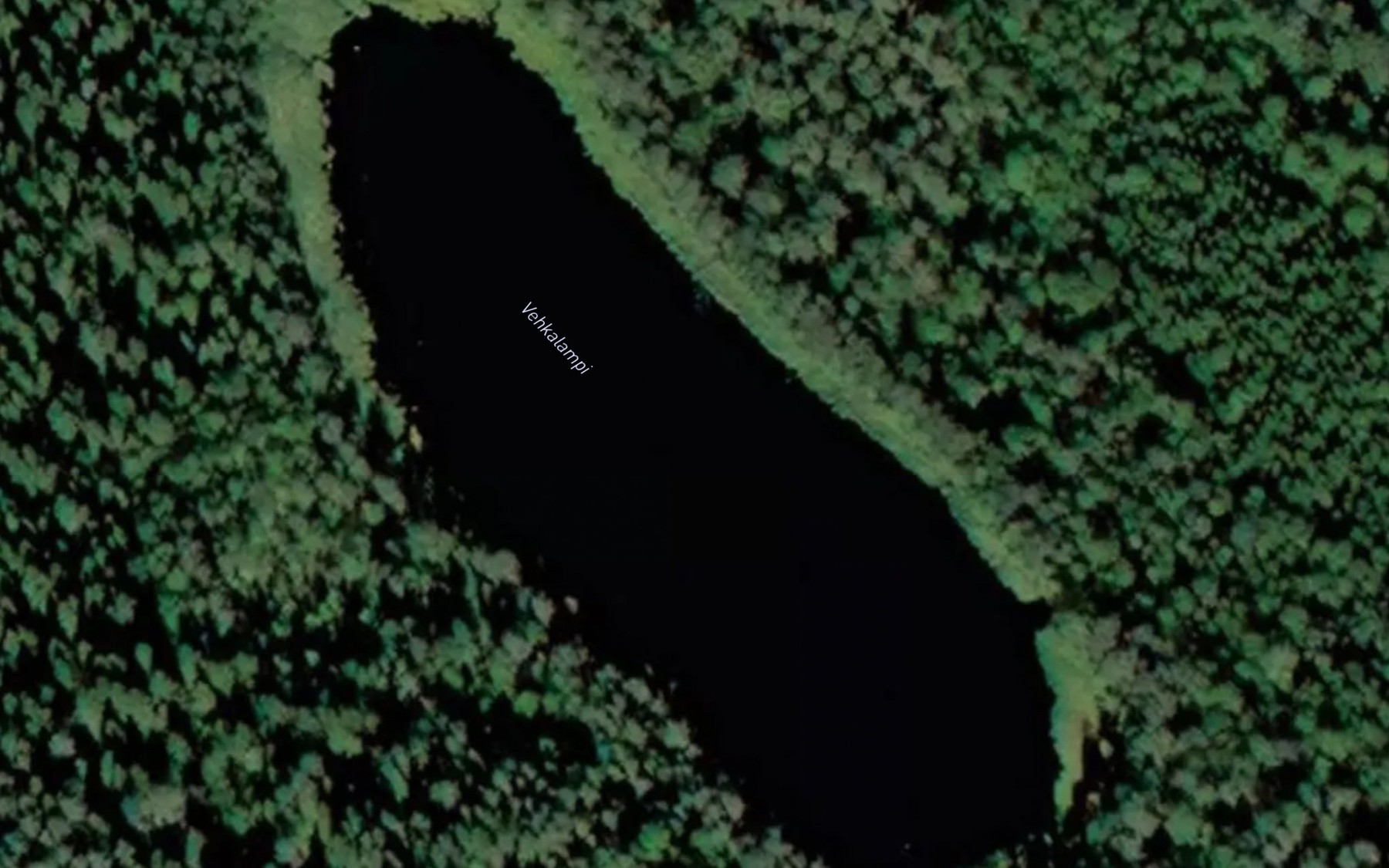 Satellite map of the Vehkalampi