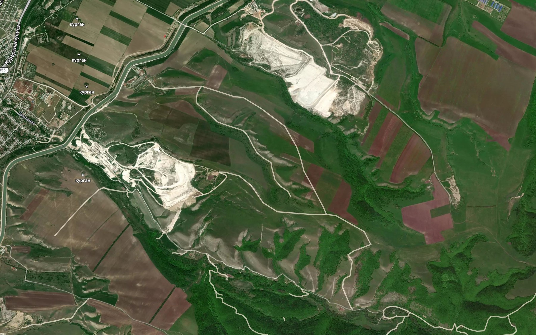 Satellite map of the Balka Glubokaya