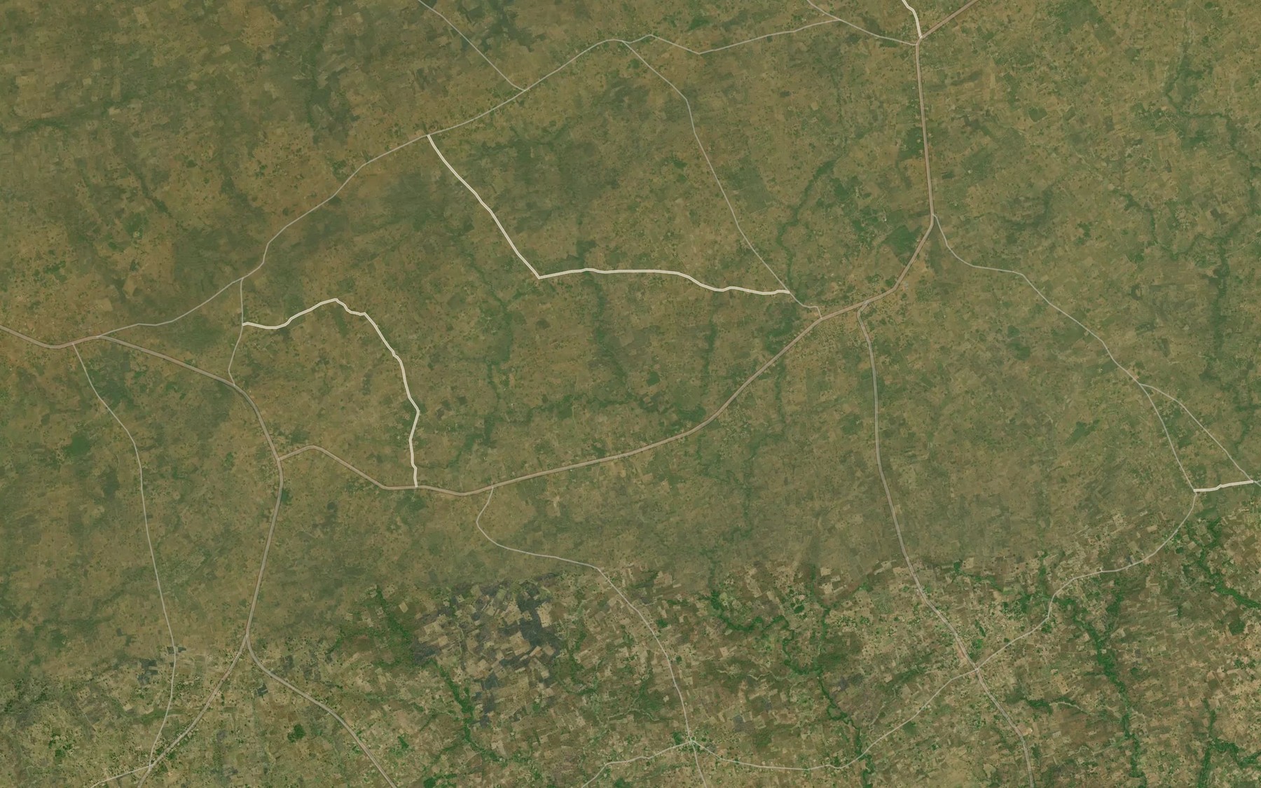 Satellite map of the River Uratagh