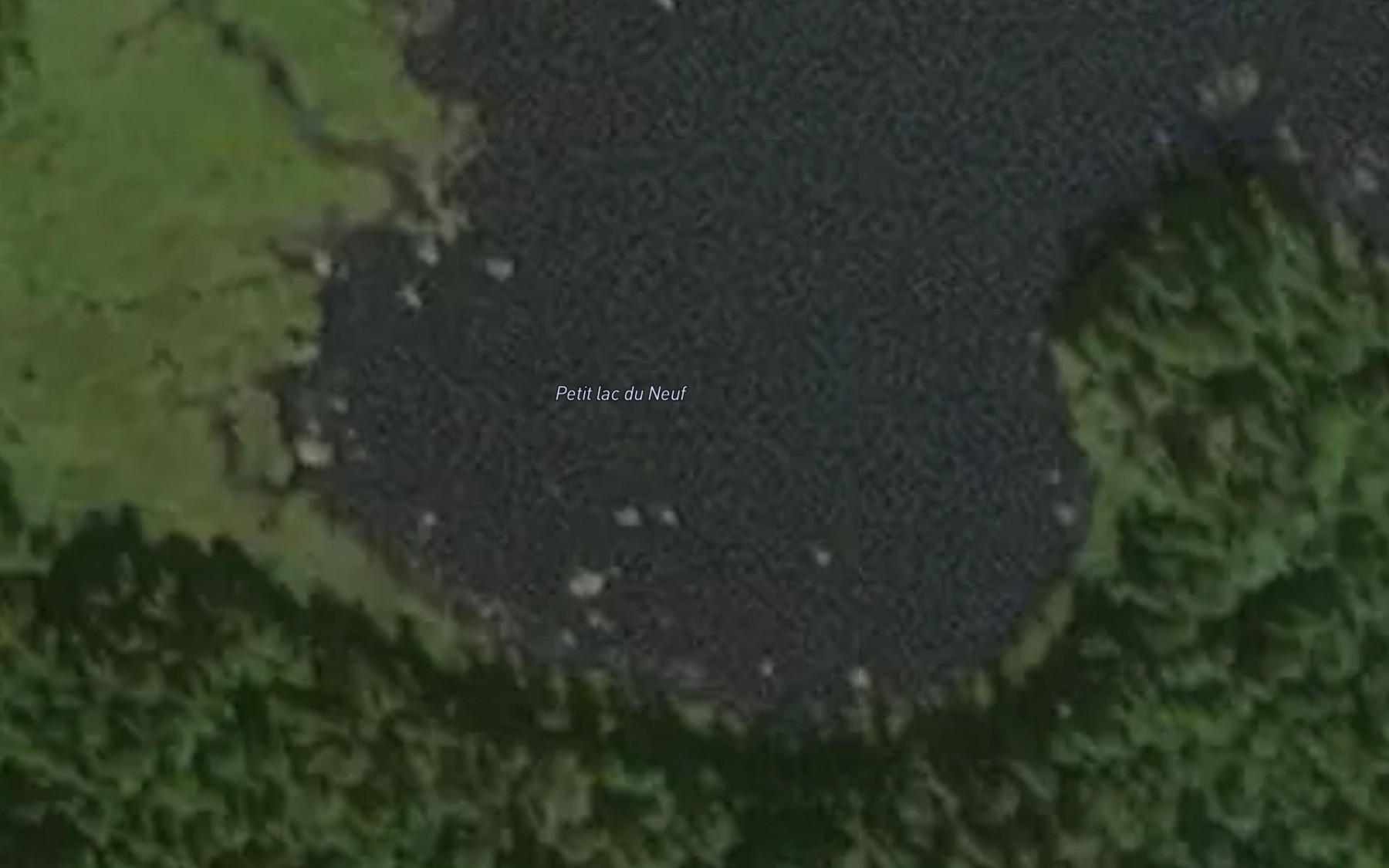Satellite map of the Petit lac du Neuf
